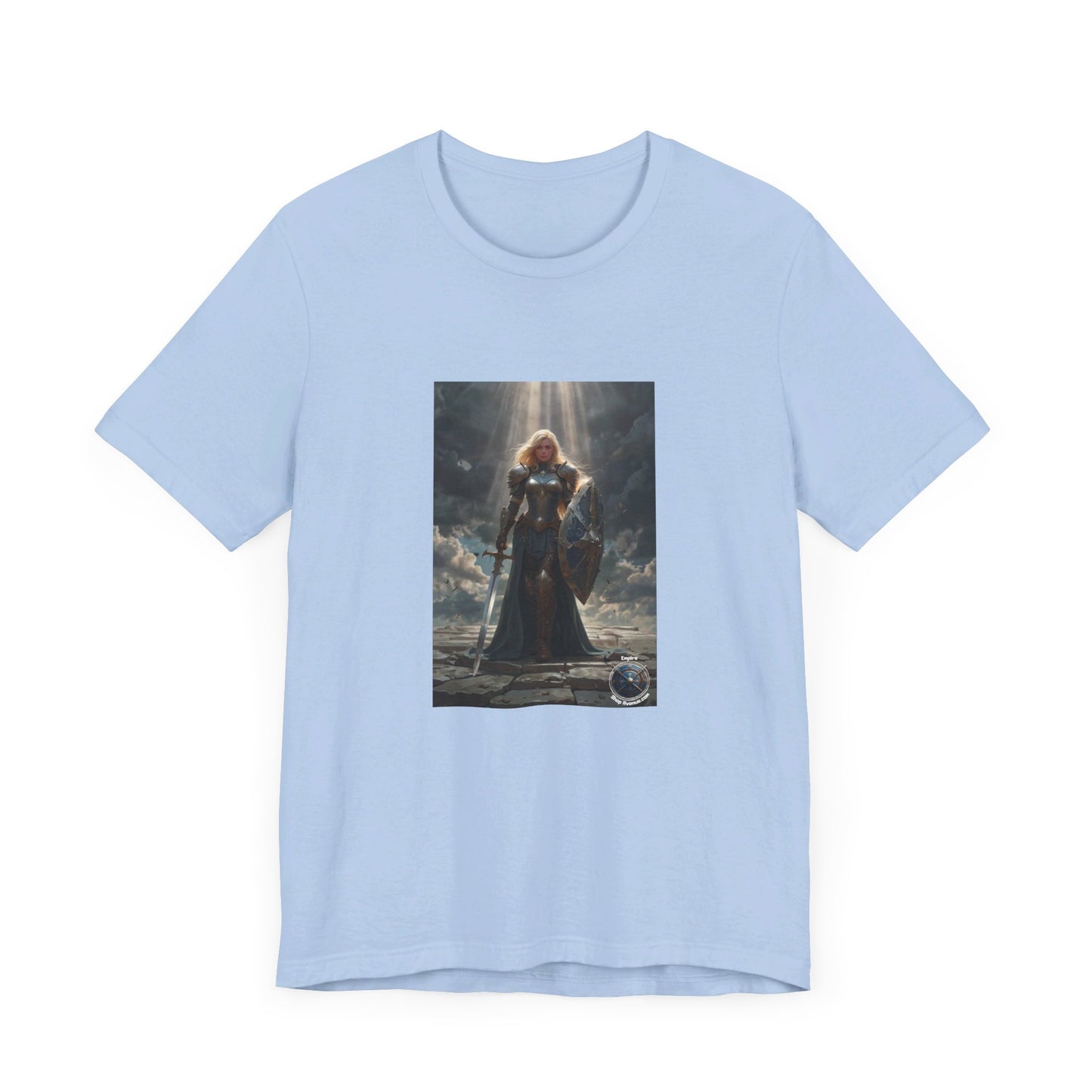 JOAN OF ARK LIKE FEMALE WARRIOR Unisex Jersey Short Sleeve Tee