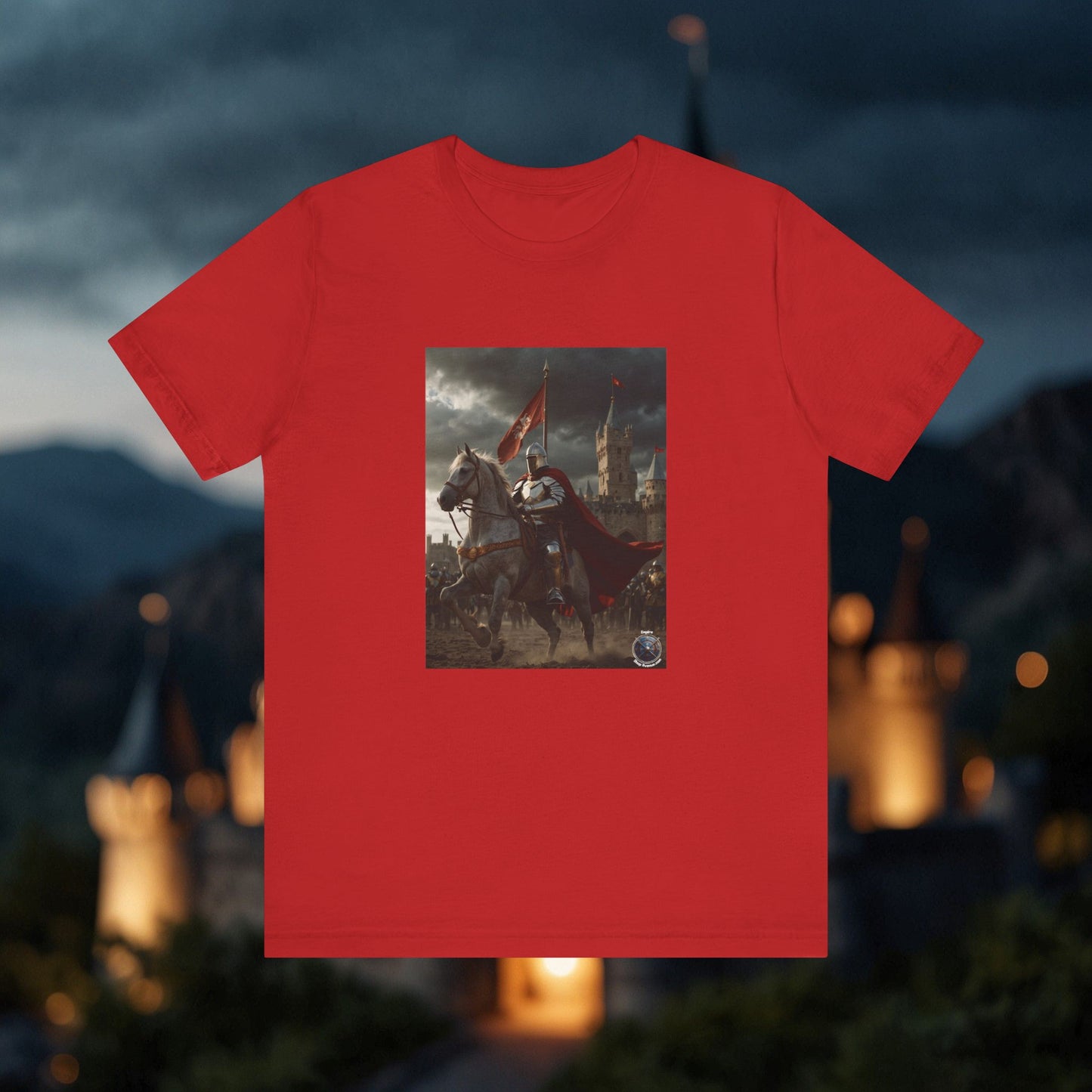 KNIGHT AND CASTLE Unisex Jersey Short Sleeve Tee