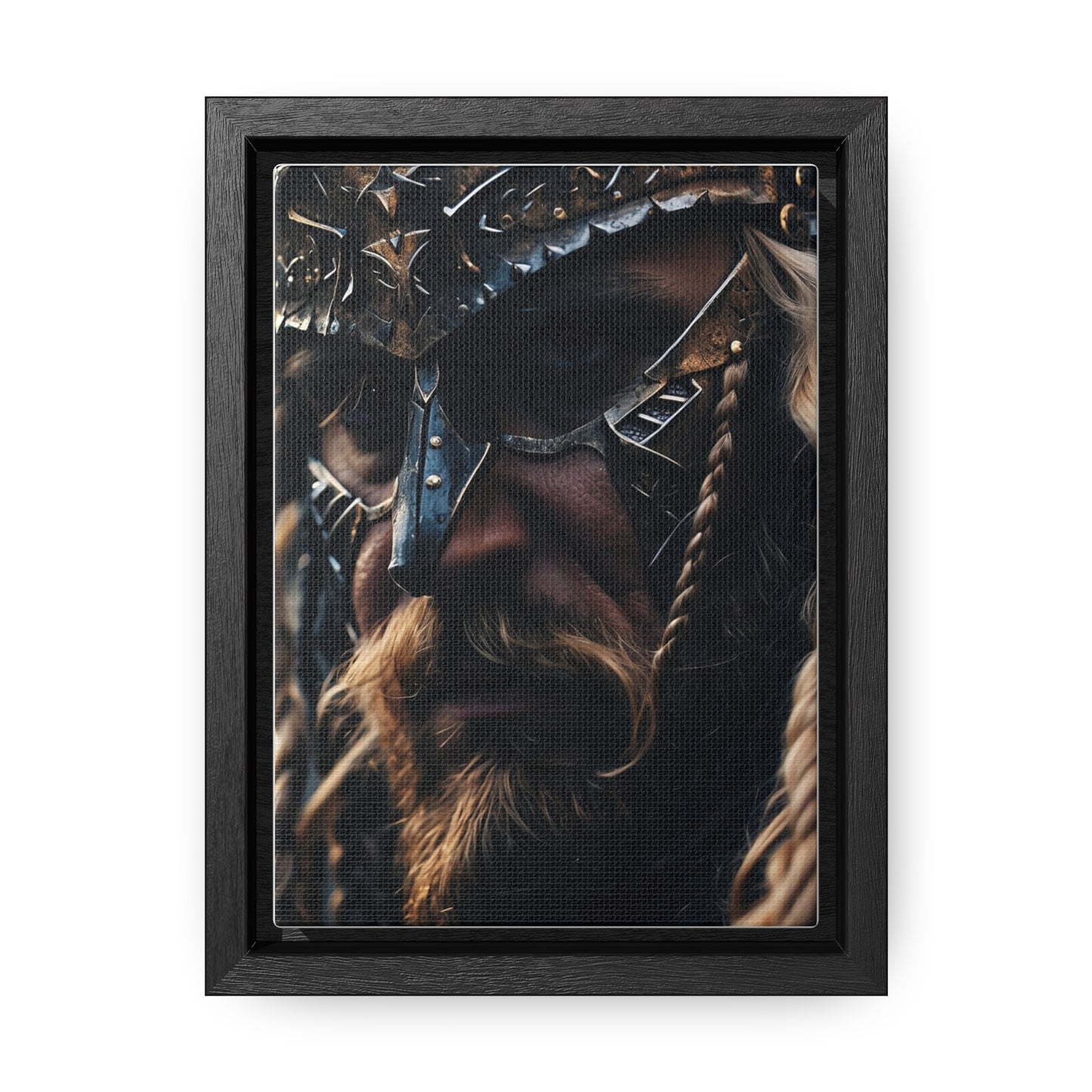 VIKING CLOSEUP Gallery Canvas Wraps, Vertical Frame
