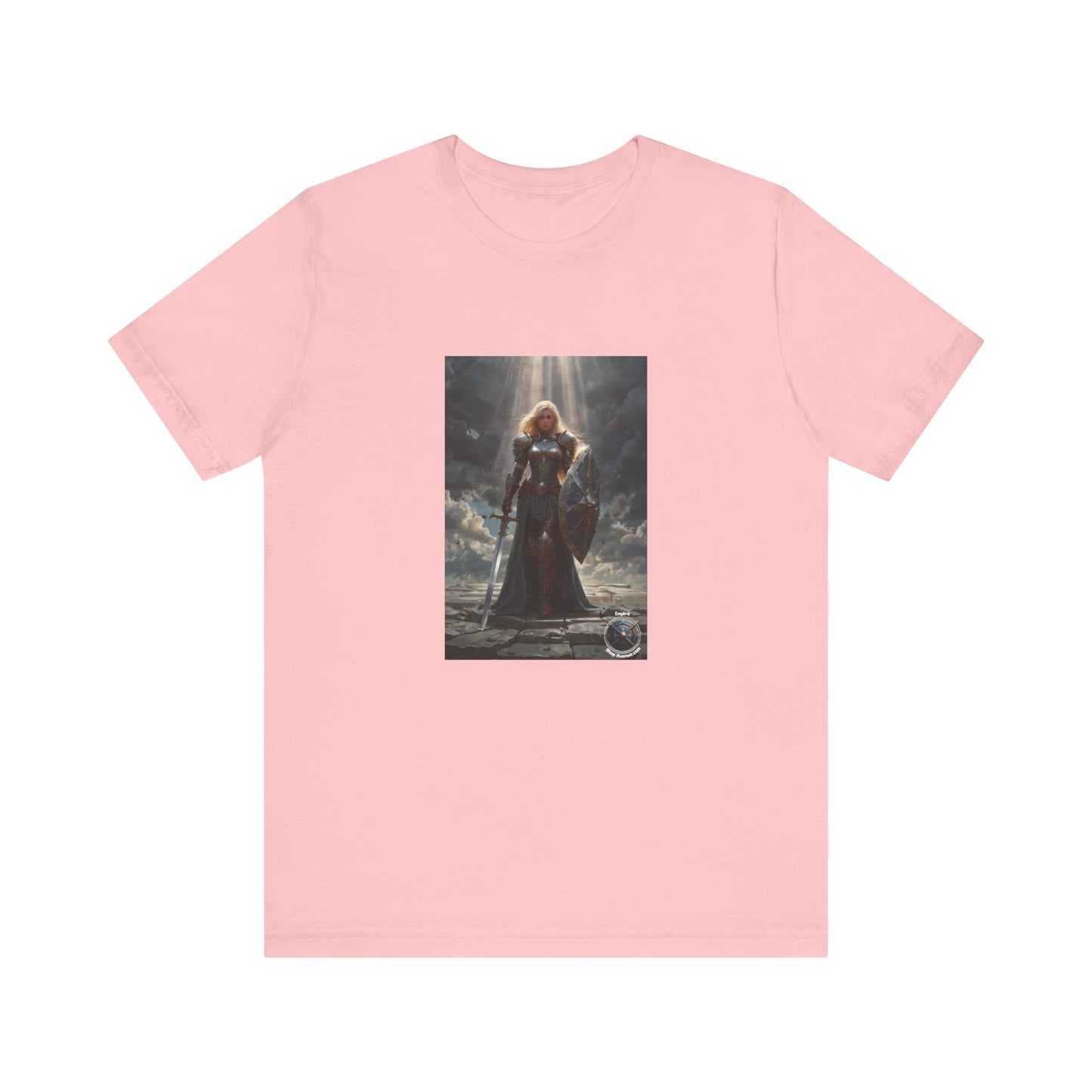 JOAN OF ARK LIKE FEMALE WARRIOR Unisex Jersey Short Sleeve Tee