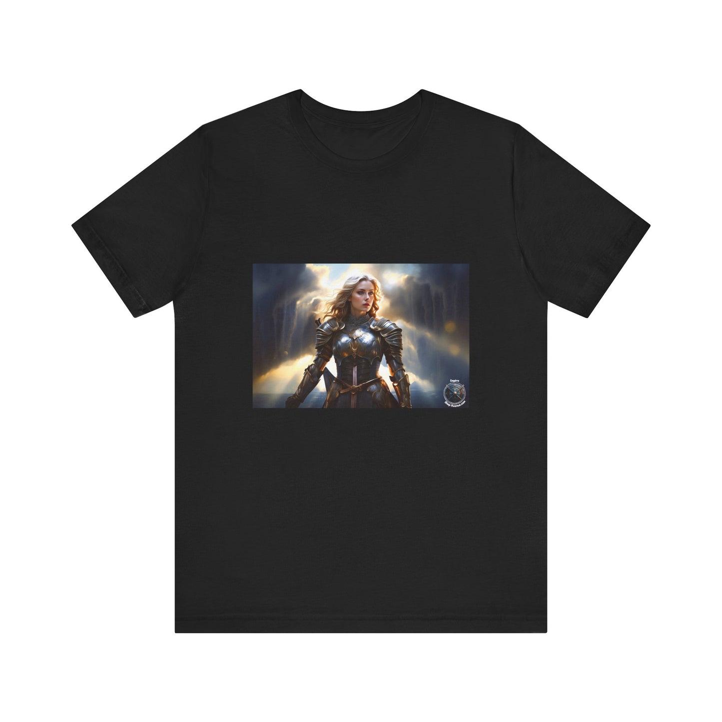 ARMORED WOMAN WARRIOR Unisex Jersey Short Sleeve Tee
