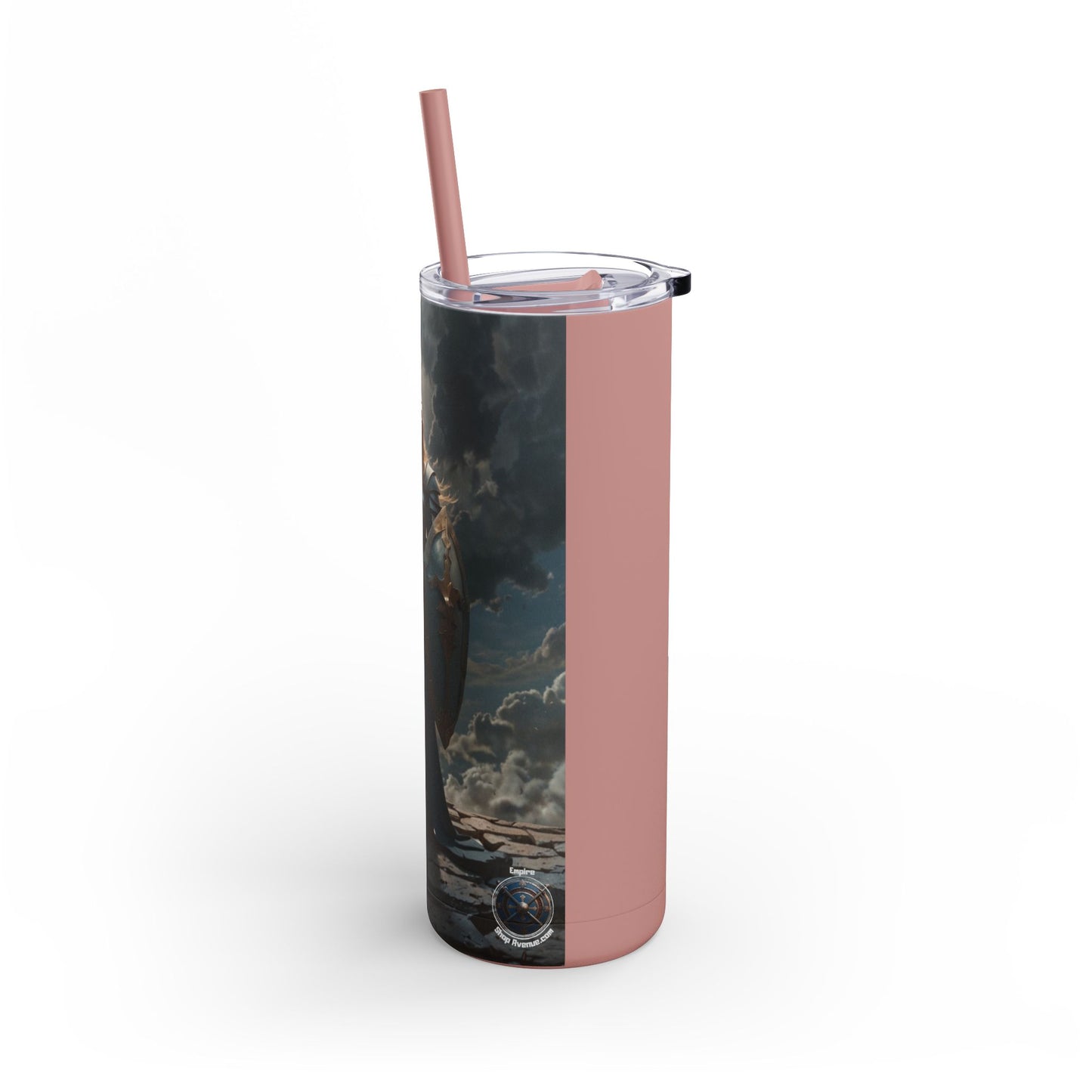 JOAN OF ARK STYLE ARMORED WARRIOR Maars Maker Skinny Matte Tumbler, 20oz