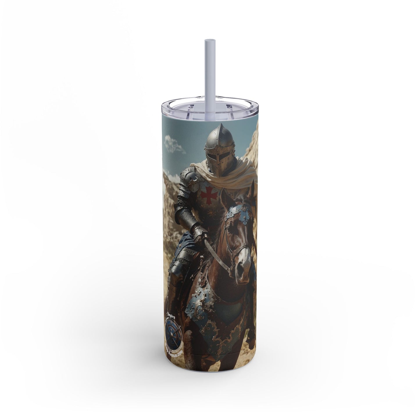 ULTIMATE KNIGHT CHARGE Maars Maker Skinny Matte Tumbler, 20oz