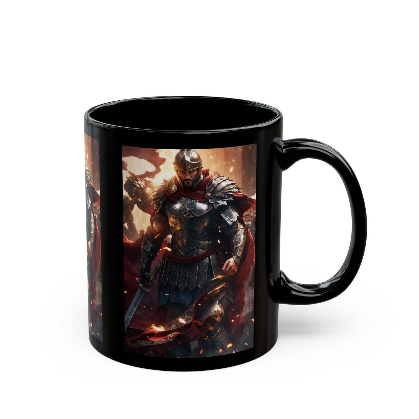 ROMAN OFFICER Black Mug (11oz, 15oz)