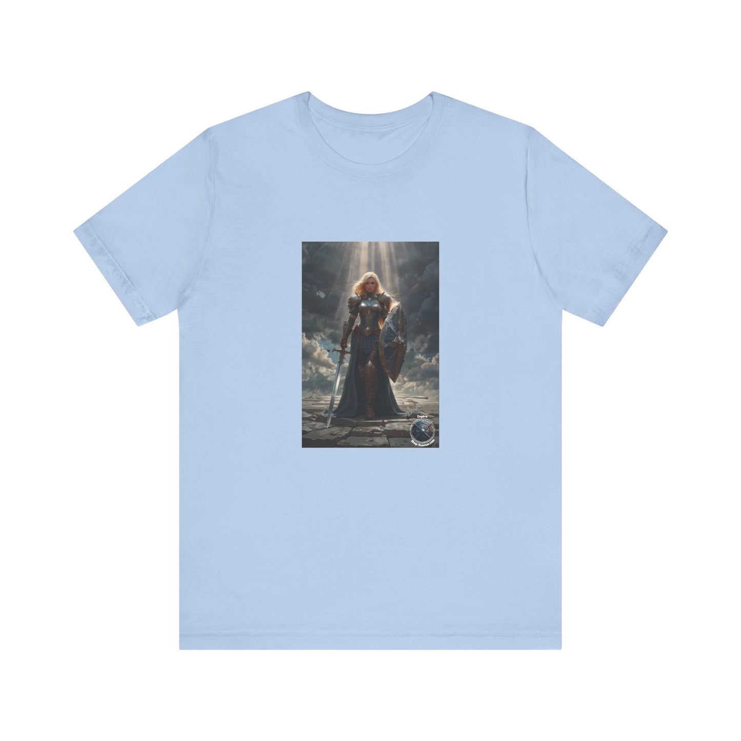 JOAN OF ARK LIKE FEMALE WARRIOR Unisex Jersey Short Sleeve Tee