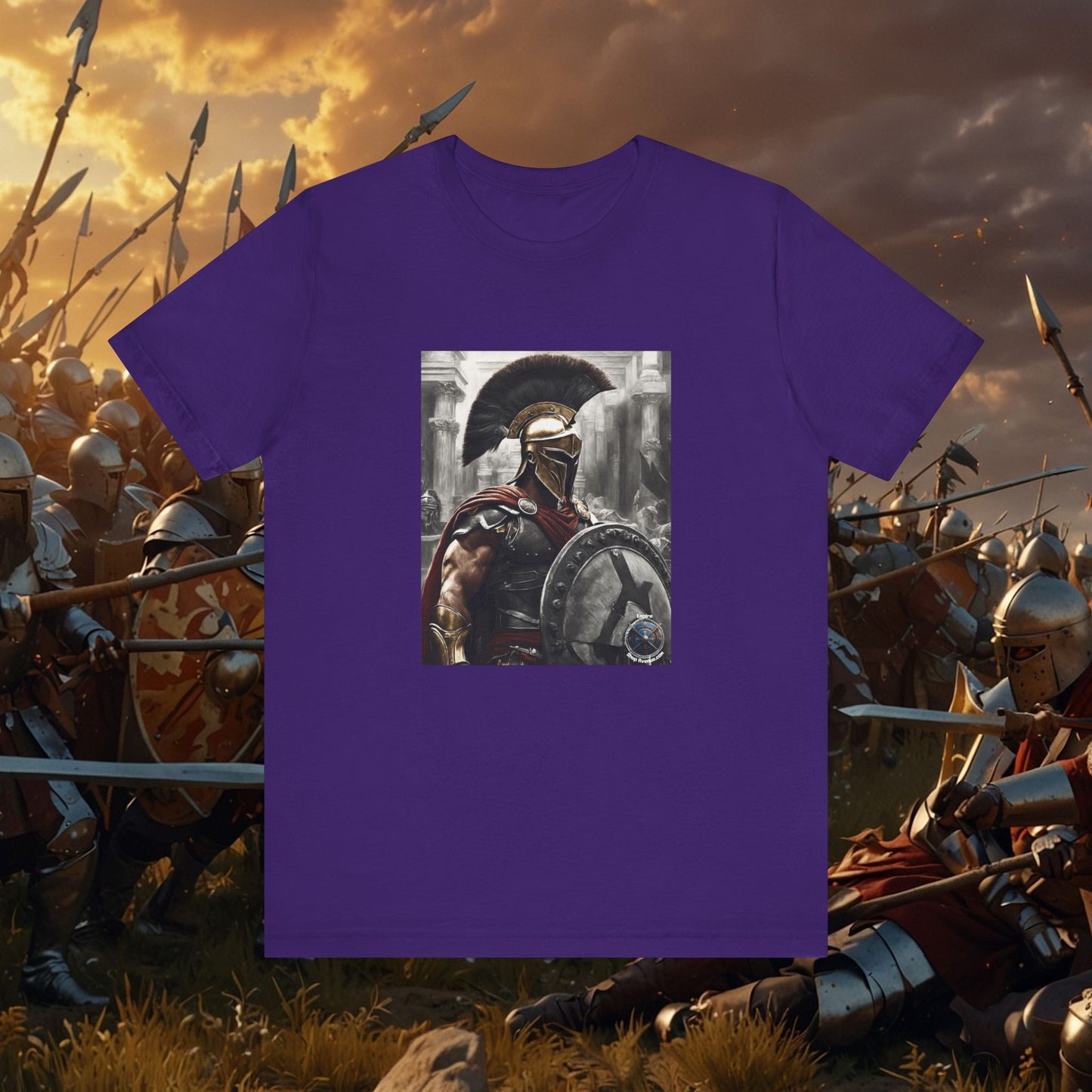 GREEK HOPLITE Unisex Jersey Short Sleeve Tee