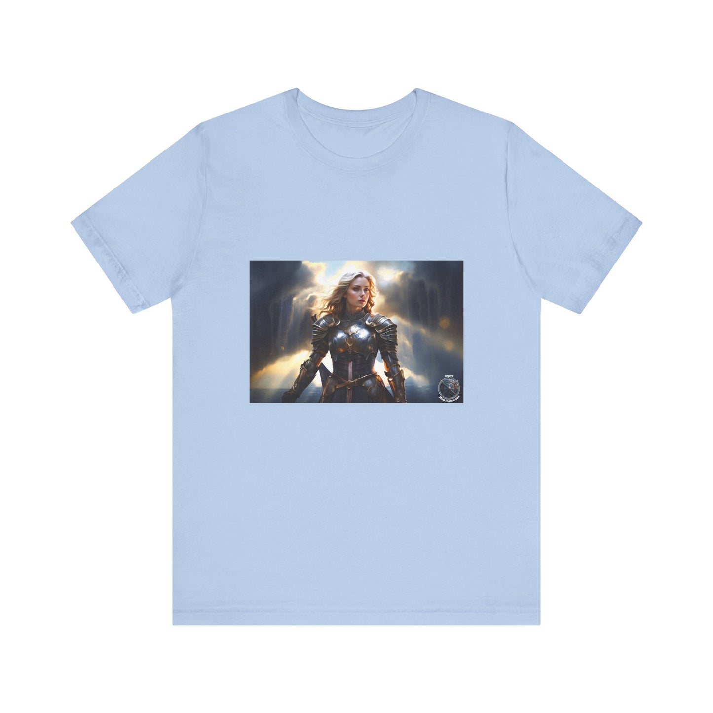 ARMORED WOMAN WARRIOR Unisex Jersey Short Sleeve Tee