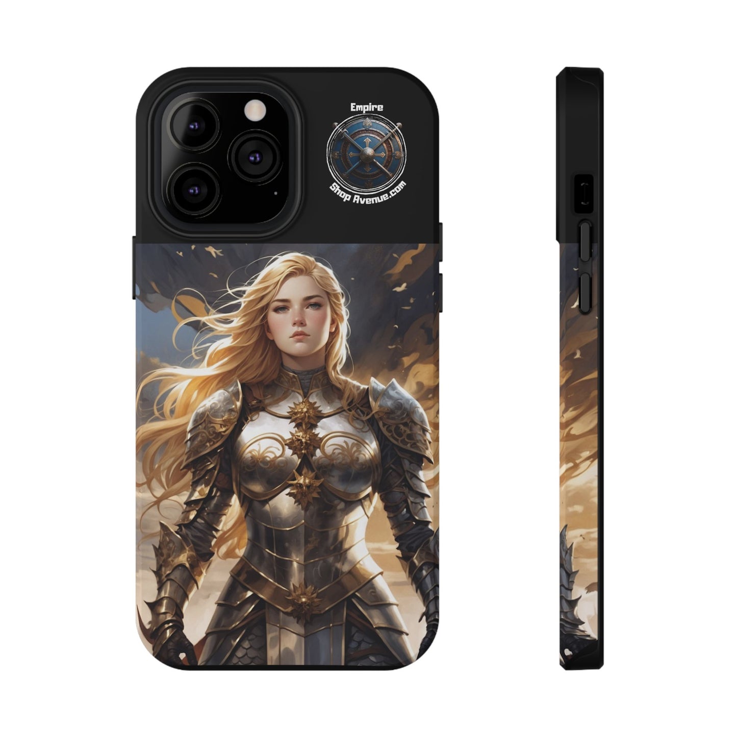 ARMORED WOMAN WARRIOR Impact-Resistant Cases