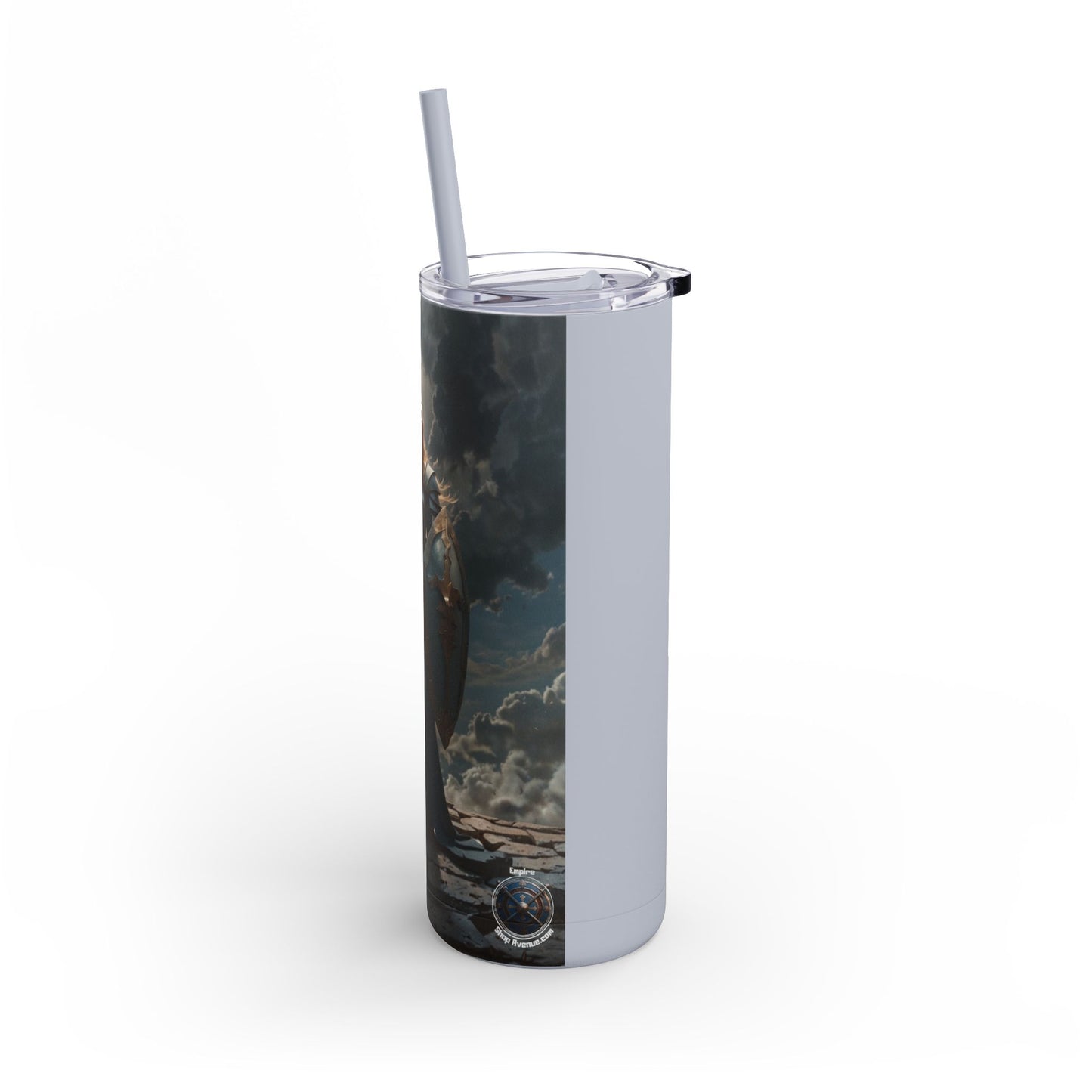 JOAN OF ARK STYLE ARMORED WARRIOR Maars Maker Skinny Matte Tumbler, 20oz