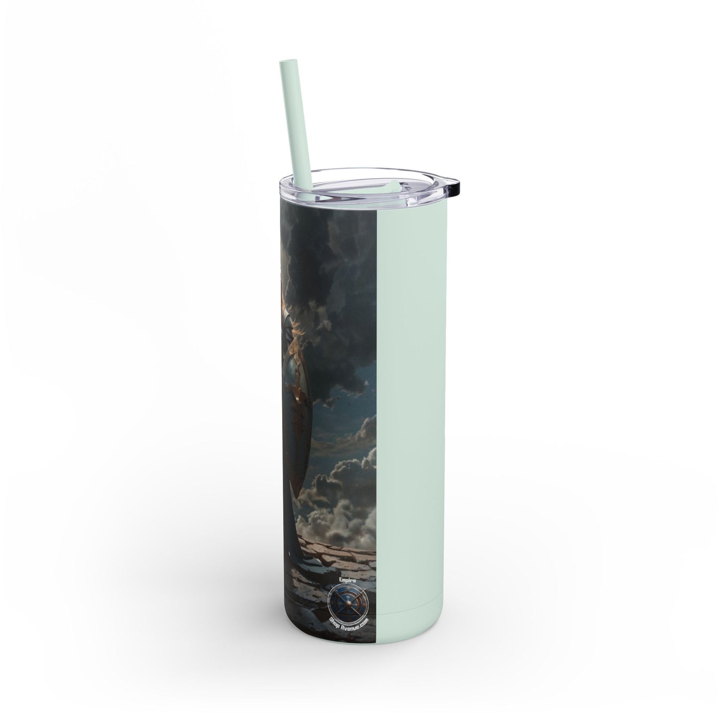 JOAN OF ARK STYLE ARMORED WARRIOR Maars Maker Skinny Matte Tumbler, 20oz