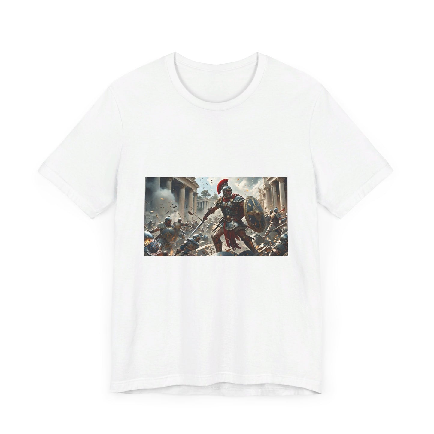 GREEK BATTLE SCENE Unisex Jersey Short Sleeve Tee