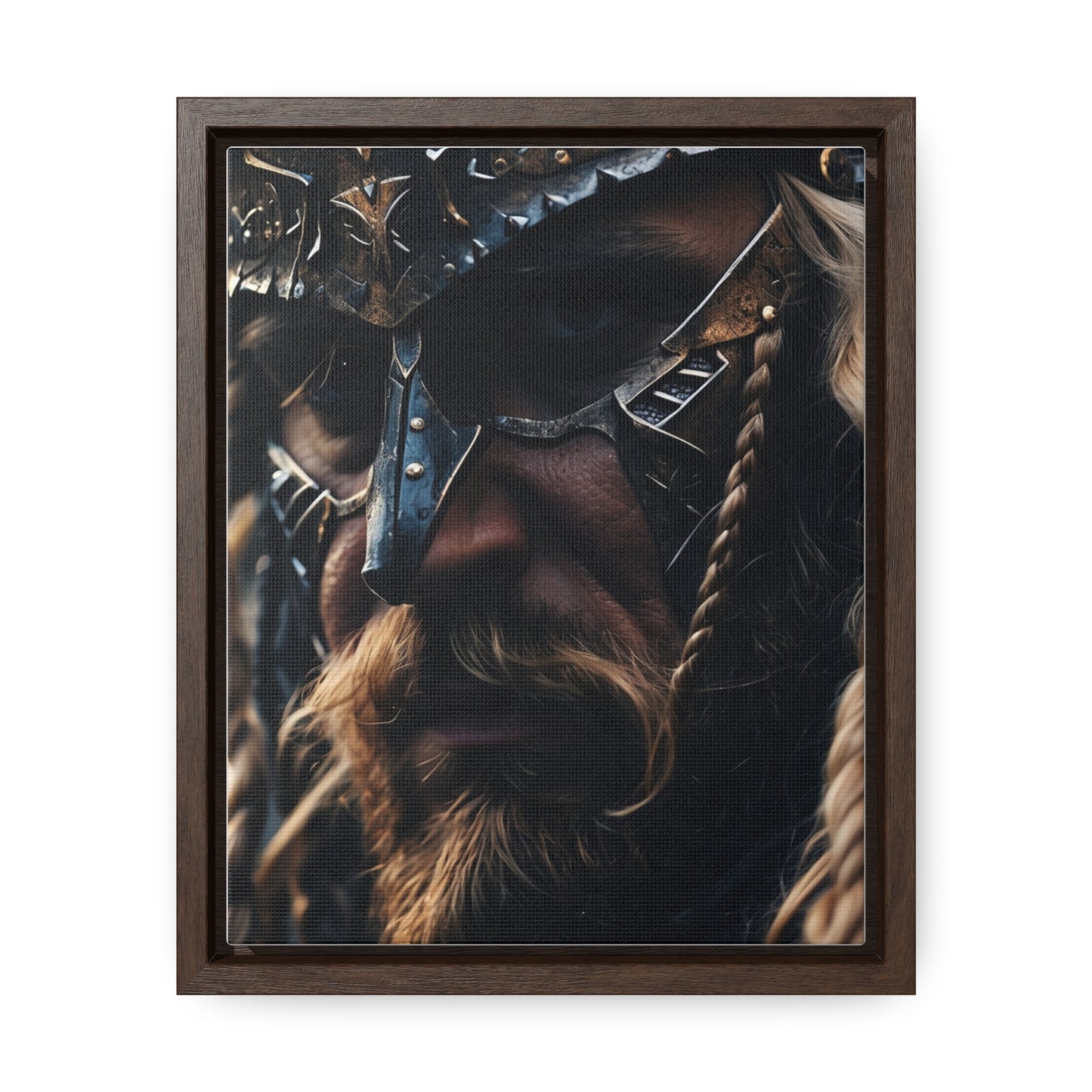 VIKING CLOSEUP Gallery Canvas Wraps, Vertical Frame