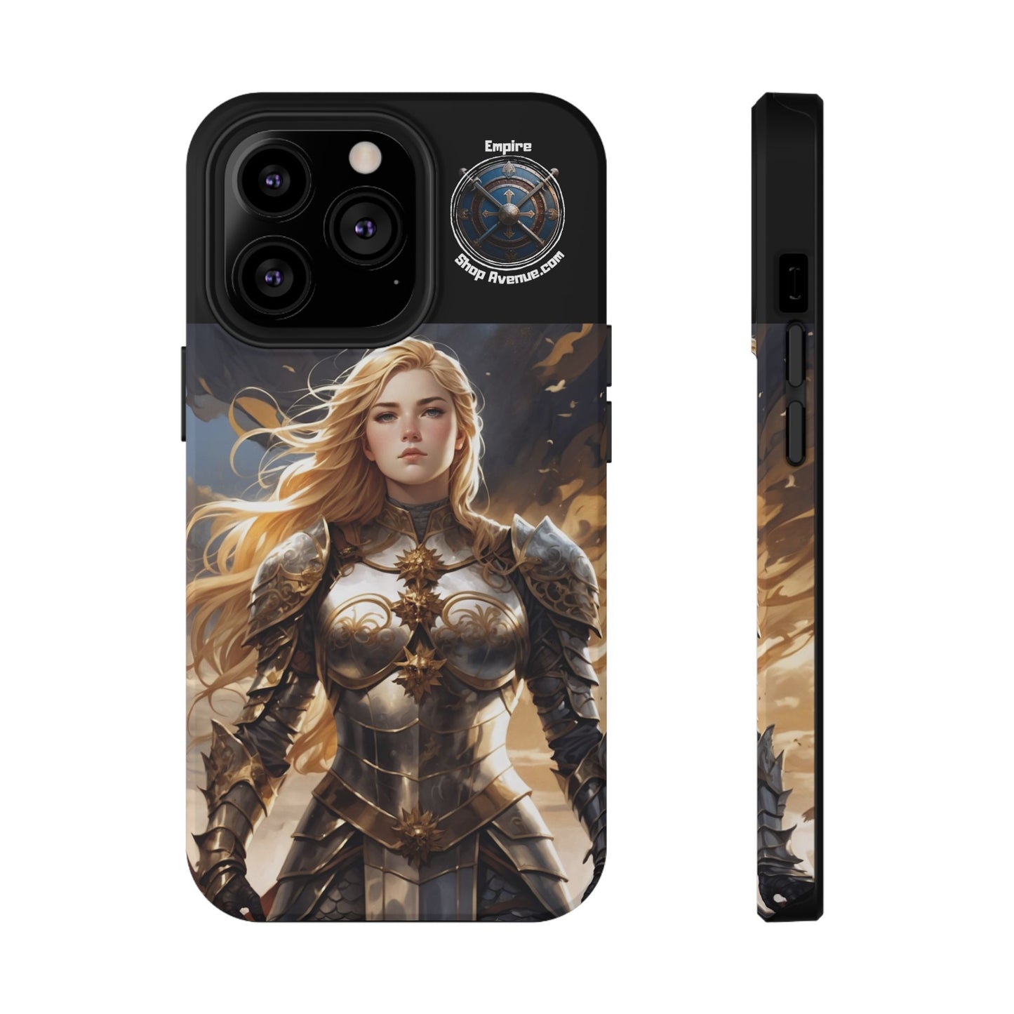 ARMORED WOMAN WARRIOR Impact-Resistant Cases