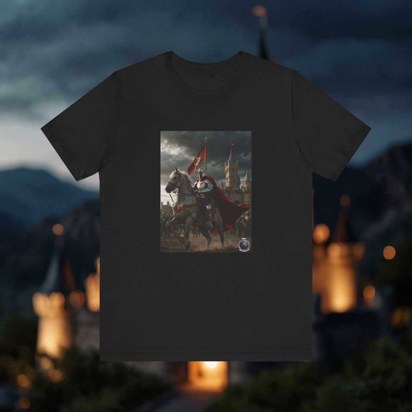 KNIGHT AND CASTLE Unisex Jersey Short Sleeve Tee