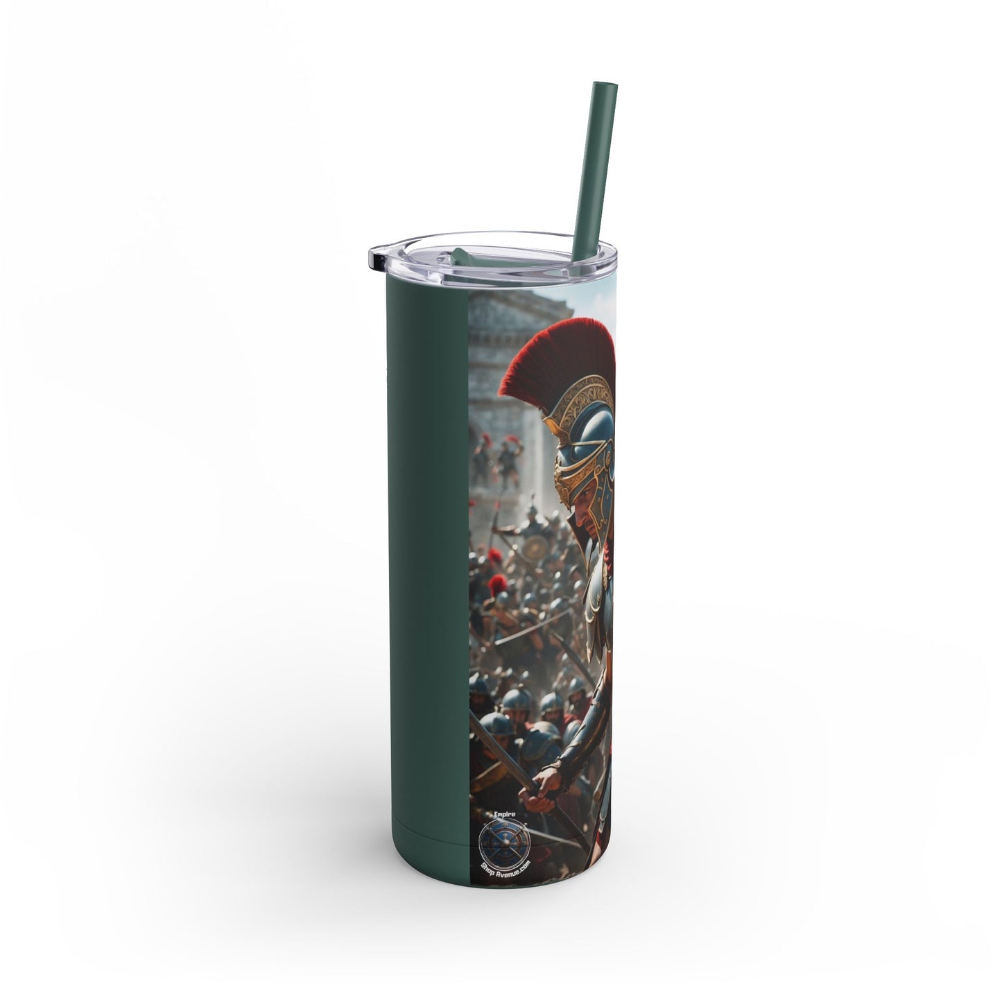 GREEK LEGENDARY HOPLITE Maars Maker Skinny Matte Tumbler, 20oz