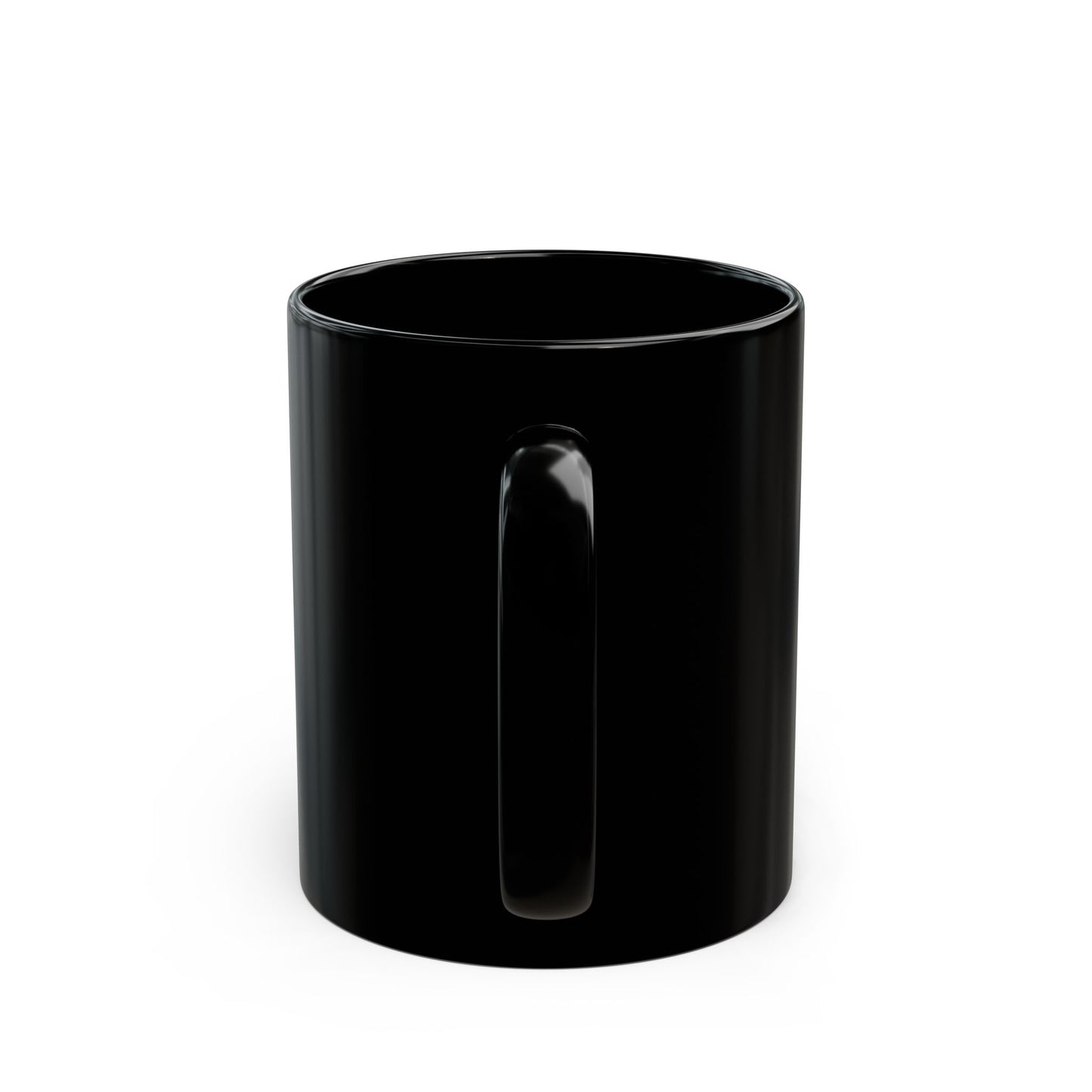 MOUNTED RED SAMURAI Black Mug (11oz, 15oz)