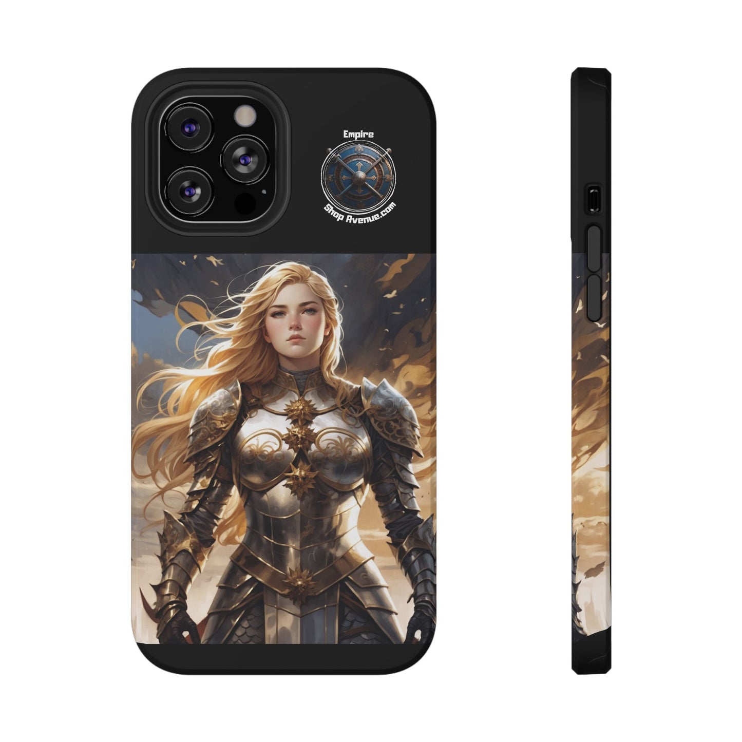 ARMORED WOMAN WARRIOR Impact-Resistant Cases