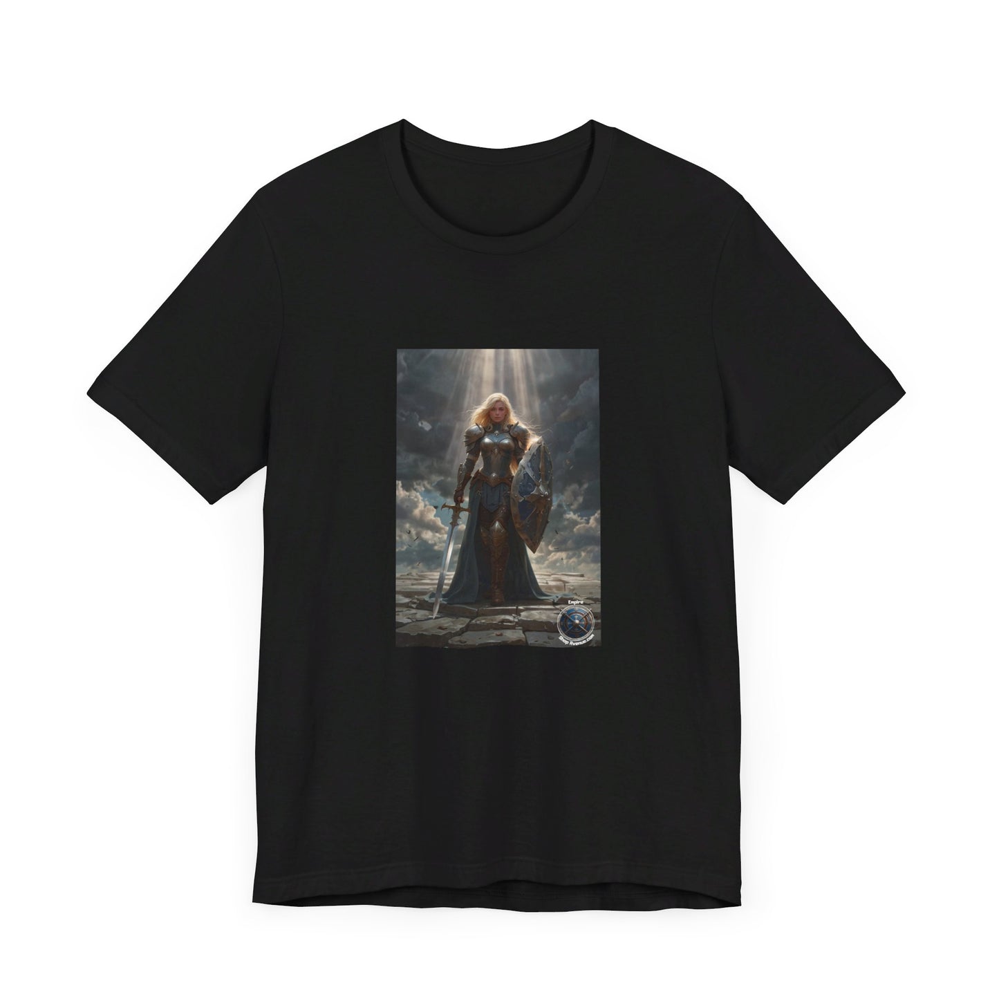 JOAN OF ARK LIKE FEMALE WARRIOR Unisex Jersey Short Sleeve Tee
