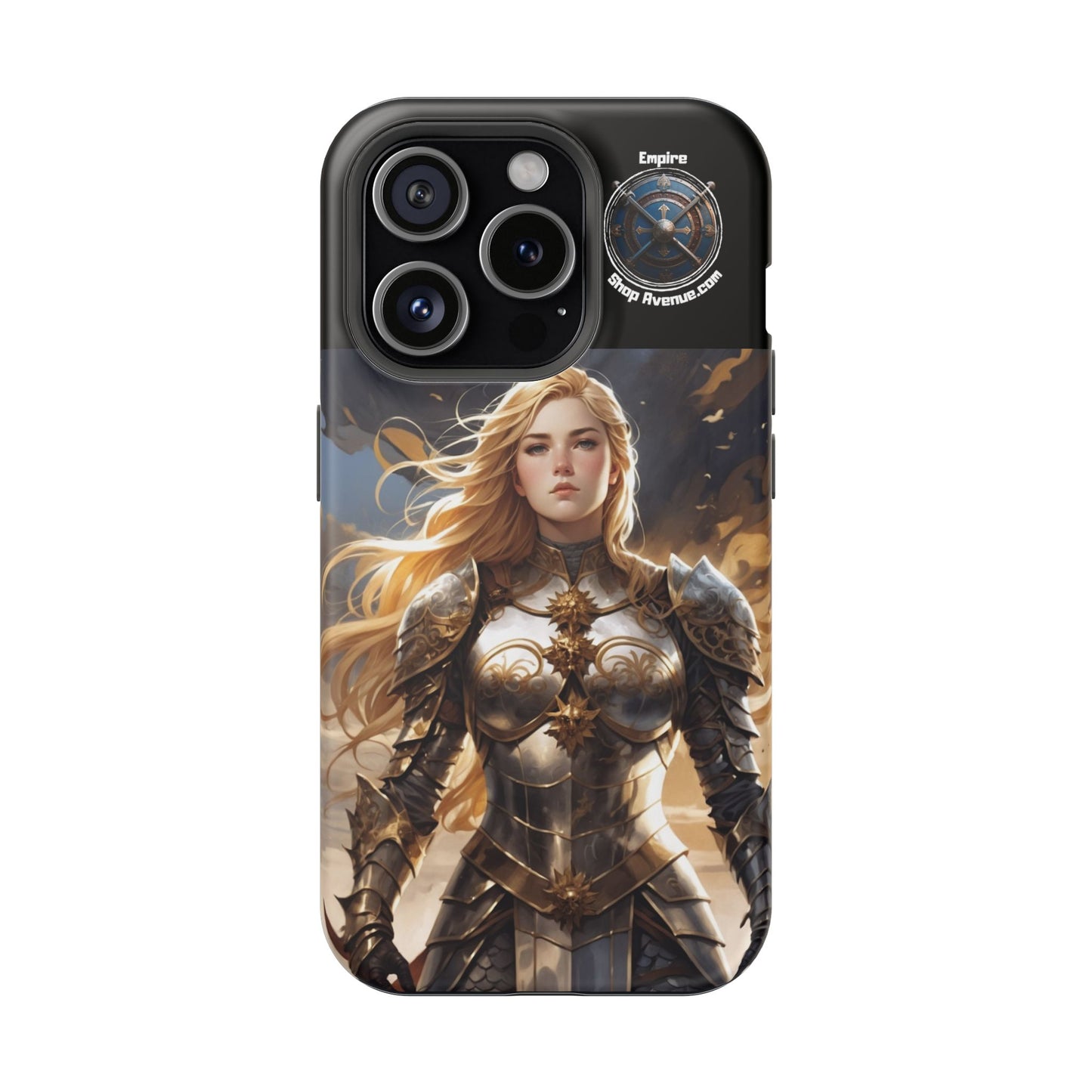 ARMORED WOMAN WARRIOR Impact-Resistant Cases