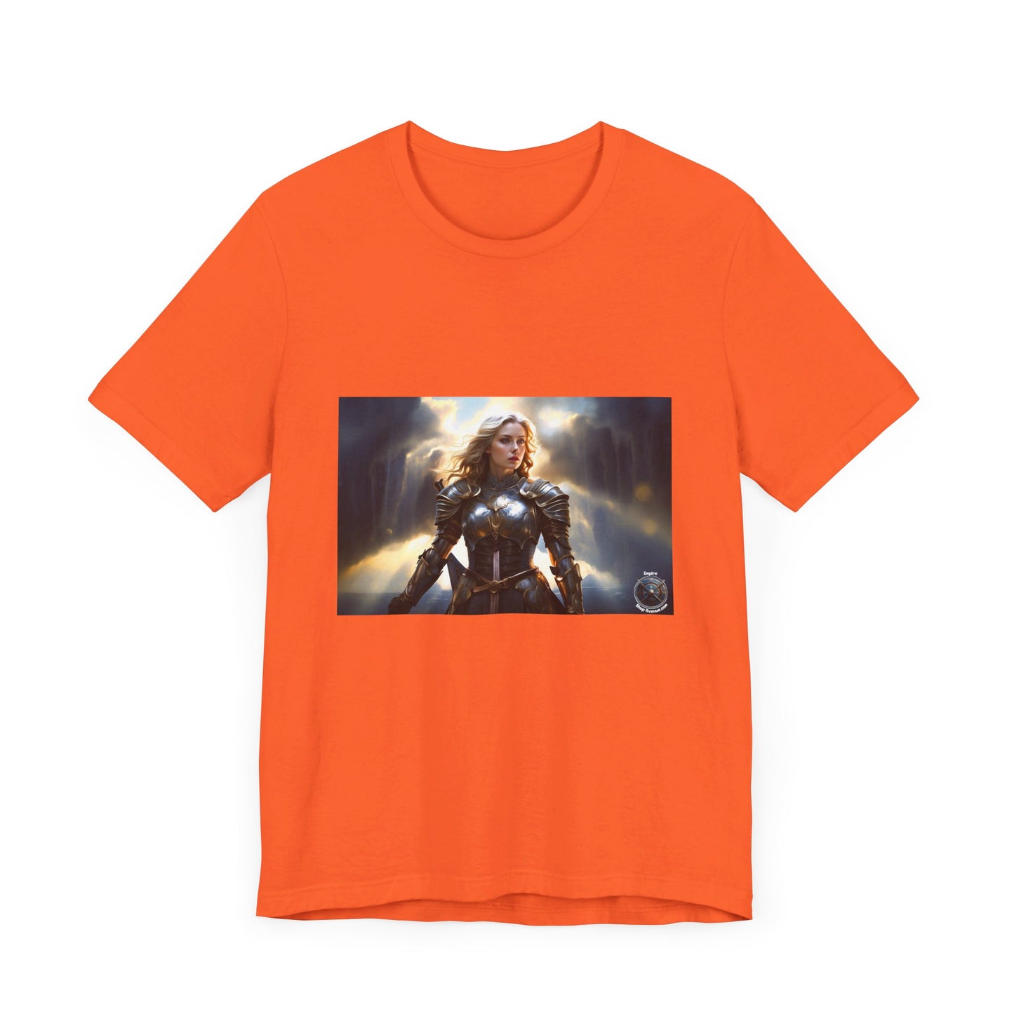 ARMORED WOMAN WARRIOR Unisex Jersey Short Sleeve Tee