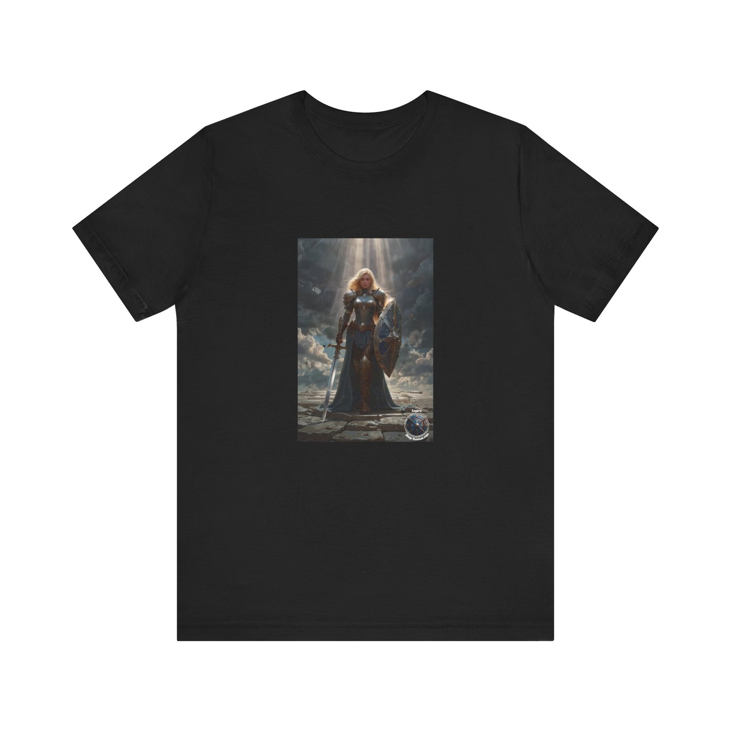 JOAN OF ARK LIKE FEMALE WARRIOR Unisex Jersey Short Sleeve Tee