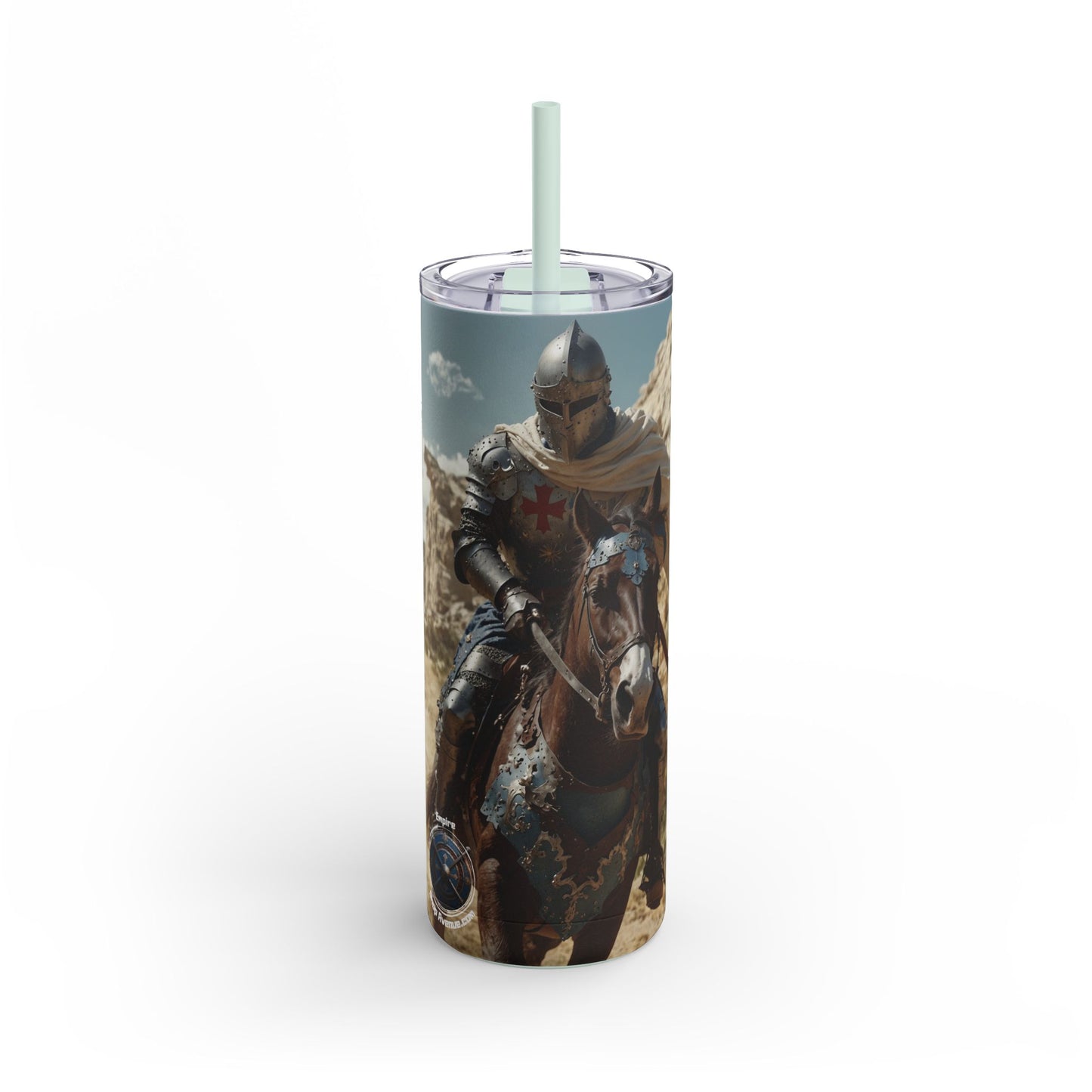 ULTIMATE KNIGHT CHARGE Maars Maker Skinny Matte Tumbler, 20oz