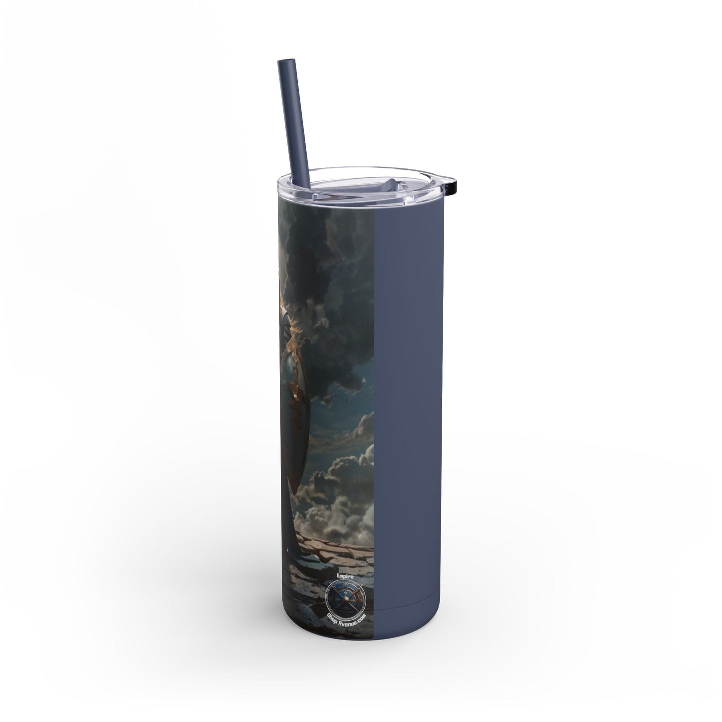 JOAN OF ARK STYLE ARMORED WARRIOR Maars Maker Skinny Matte Tumbler, 20oz