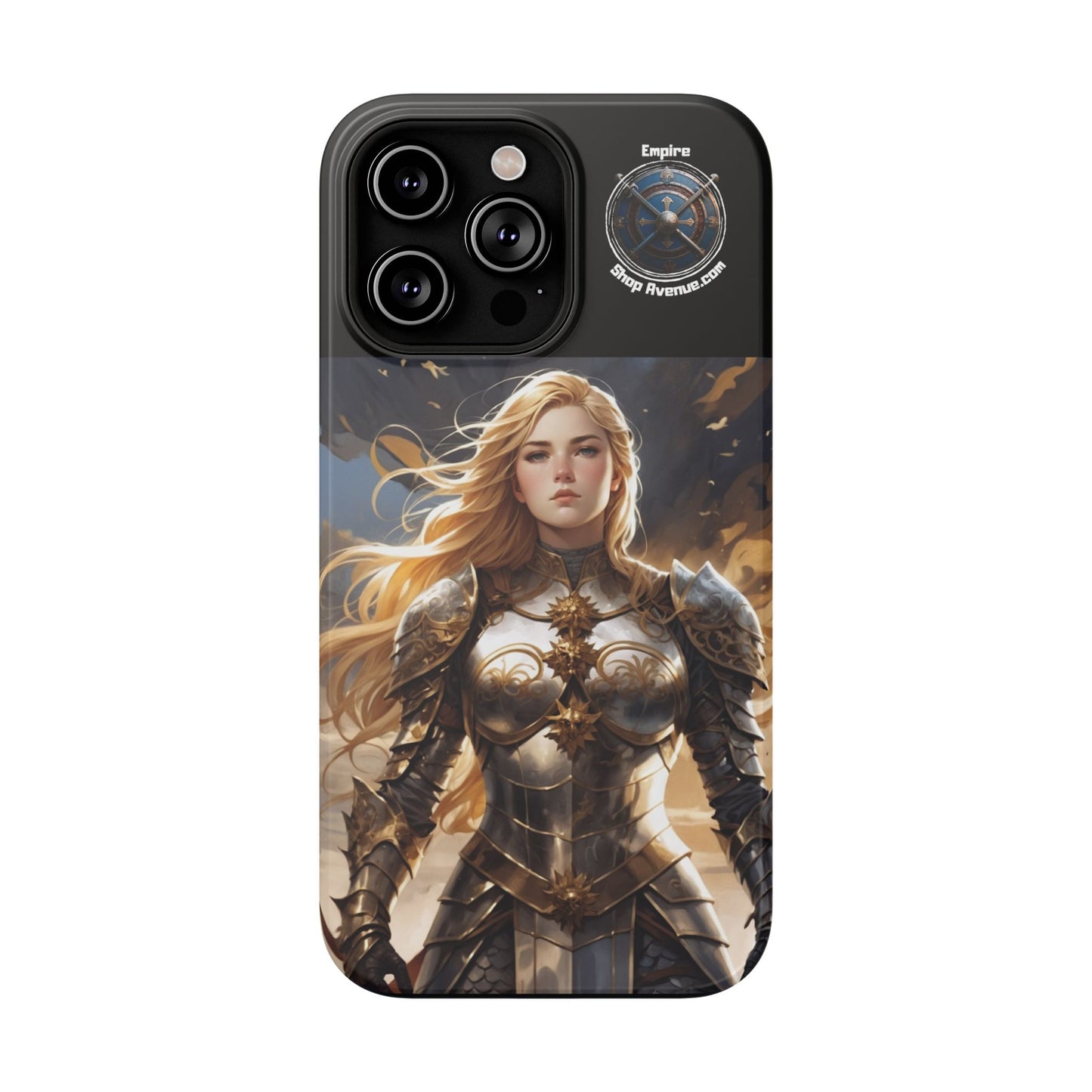 ARMORED WOMAN WARRIOR Impact-Resistant Cases