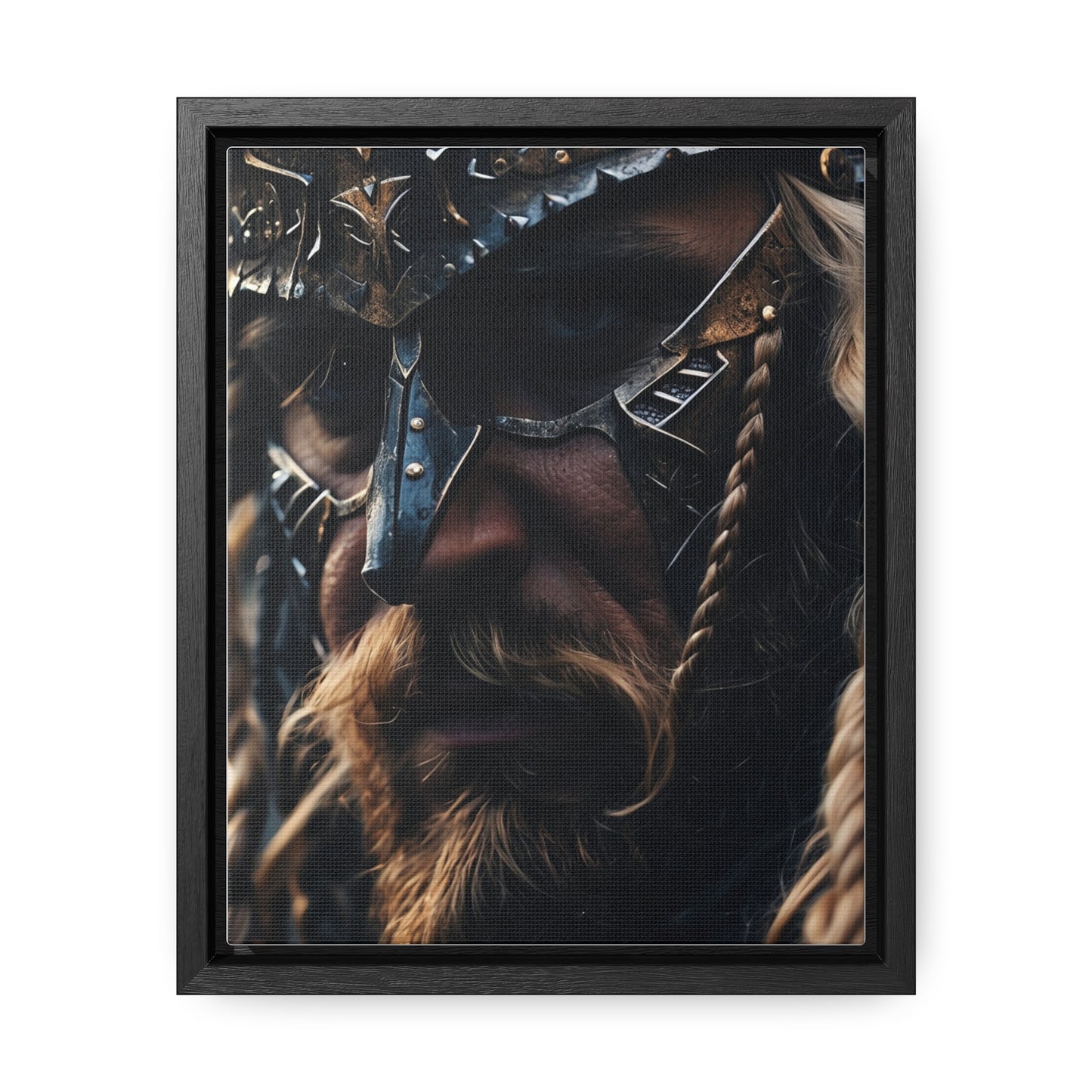 VIKING CLOSEUP Gallery Canvas Wraps, Vertical Frame