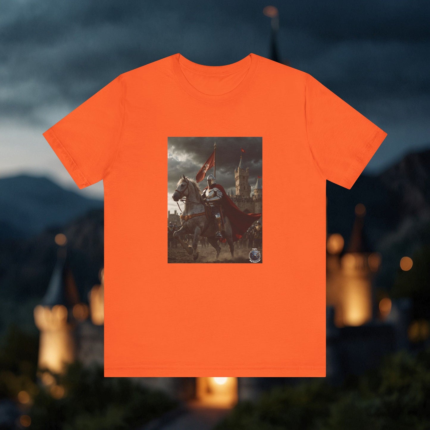 KNIGHT AND CASTLE Unisex Jersey Short Sleeve Tee