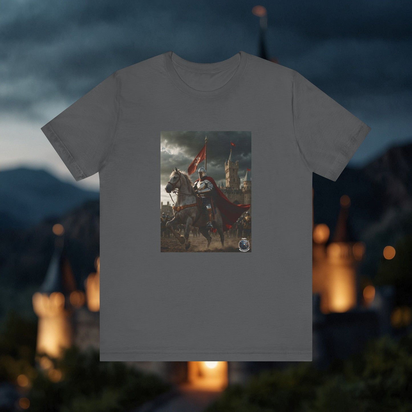 KNIGHT AND CASTLE Unisex Jersey Short Sleeve Tee