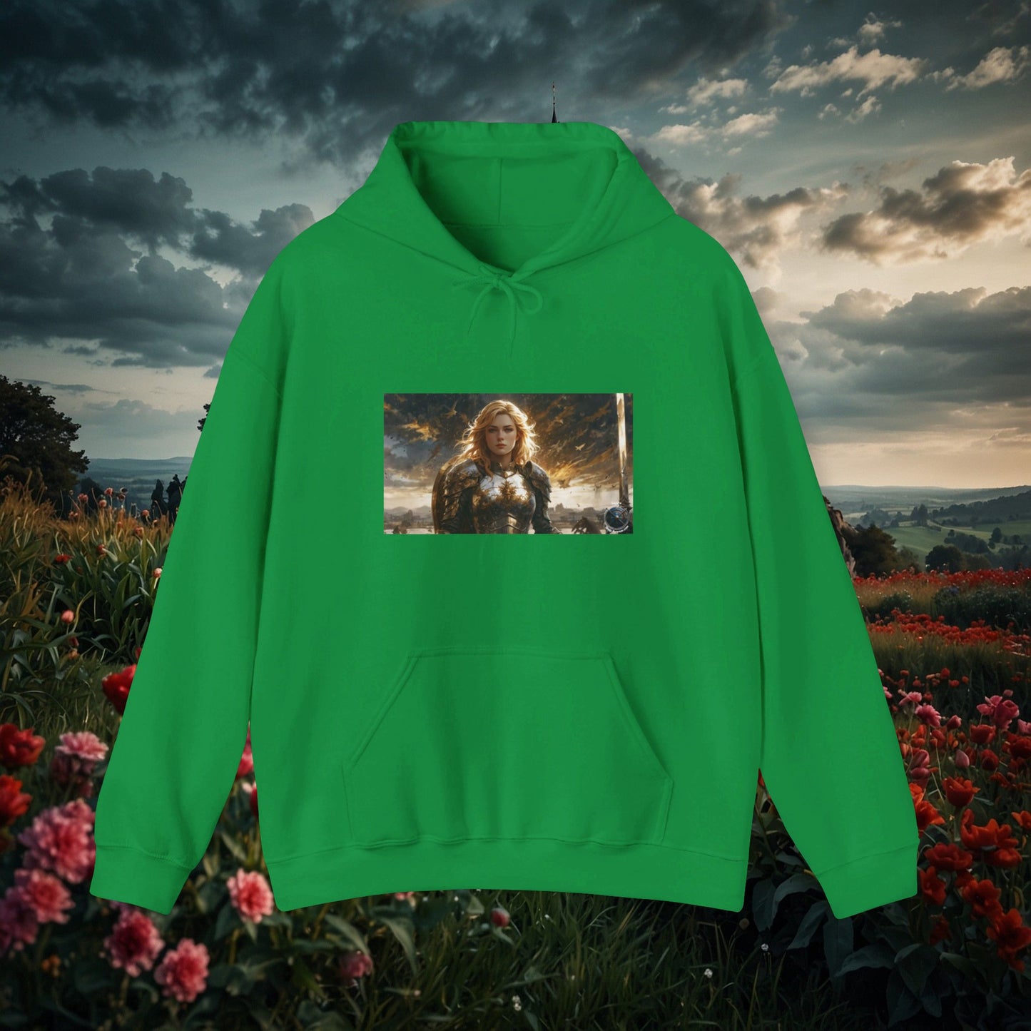 BLONDE WARRIOR Unisex Heavy Blend™ Hooded Sweatshirt