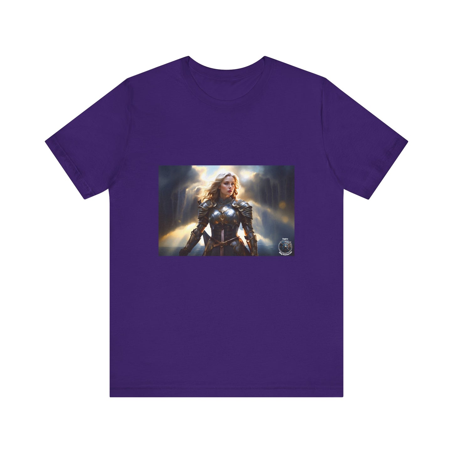 ARMORED WOMAN WARRIOR Unisex Jersey Short Sleeve Tee