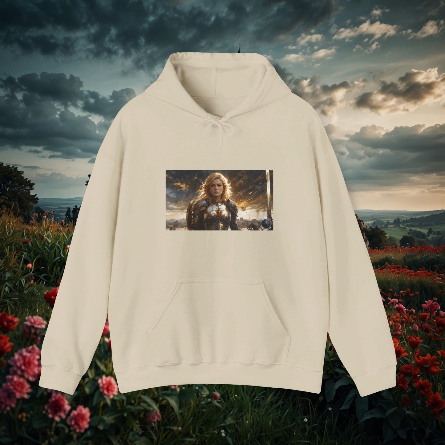 BLONDE WARRIOR Unisex Heavy Blend™ Hooded Sweatshirt