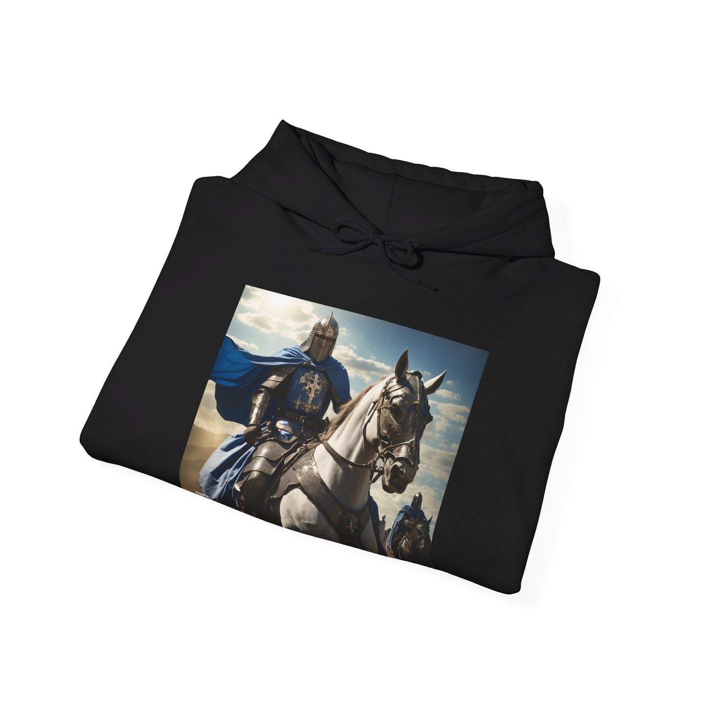 MOUNTED BLUE KNIGHT Unisex Heavy Blend™ Hooded Sweatshirt