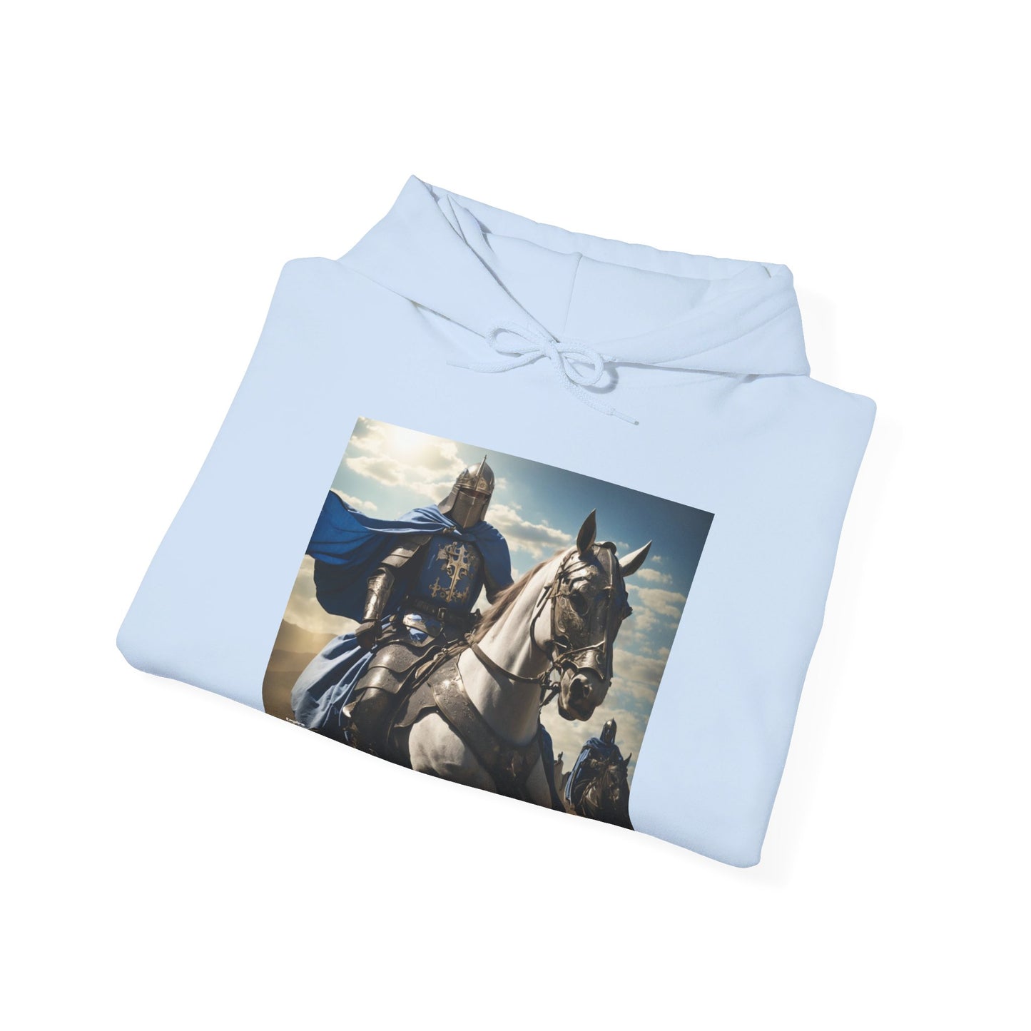 MOUNTED BLUE KNIGHT Unisex Heavy Blend™ Hooded Sweatshirt
