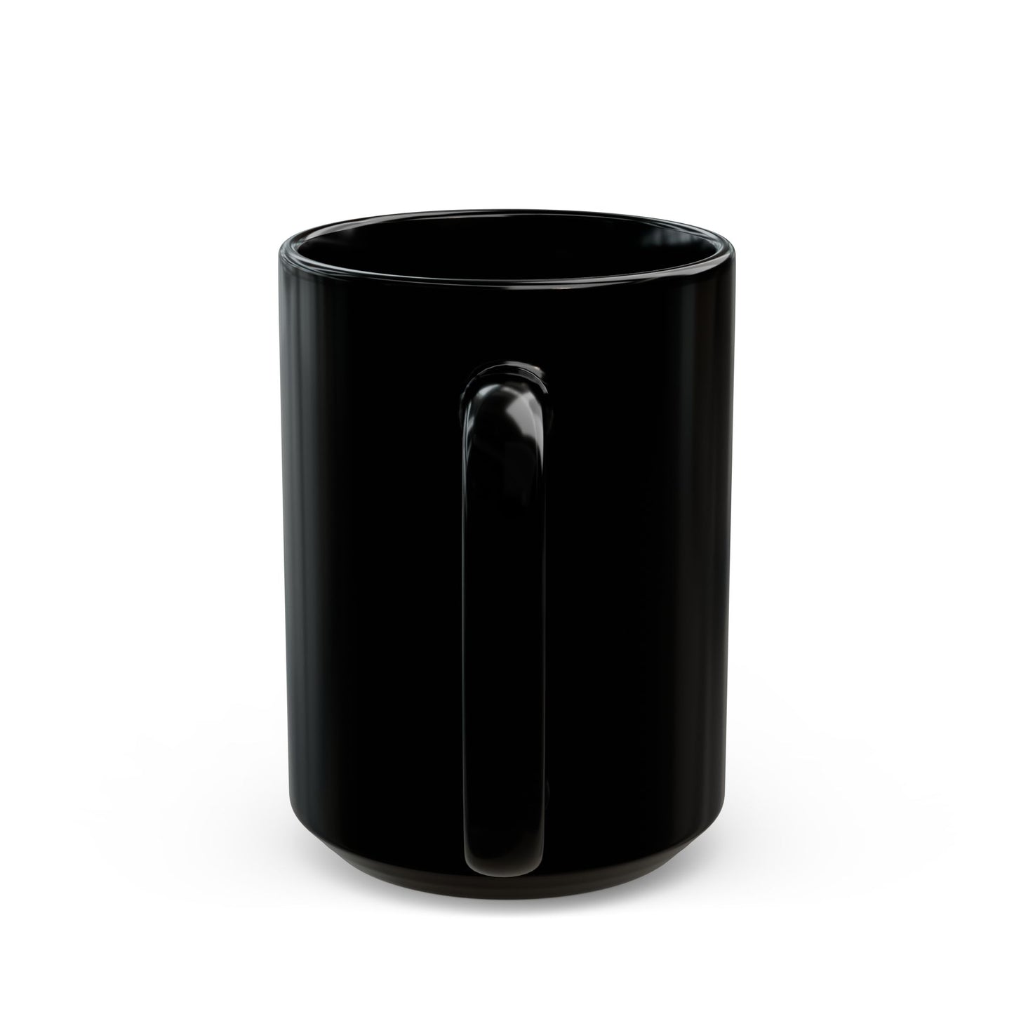 MOUNTED RED SAMURAI Black Mug (11oz, 15oz)
