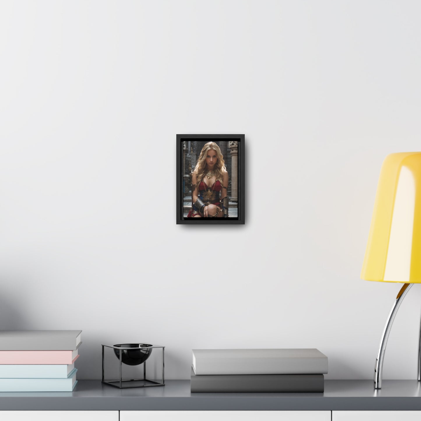 AMAZON GODDESS RED Gallery Canvas Wraps, Vertical Frame