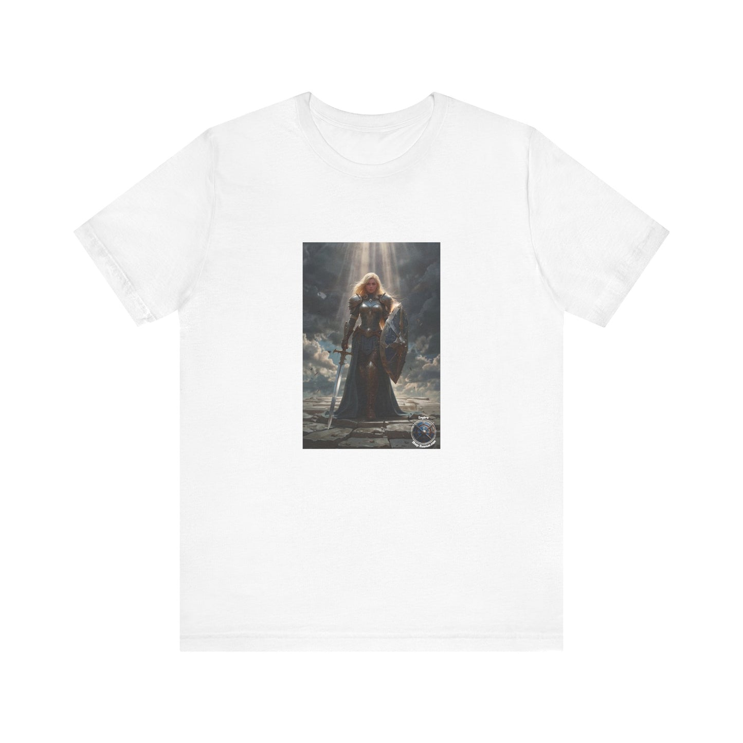 JOAN OF ARK LIKE FEMALE WARRIOR Unisex Jersey Short Sleeve Tee