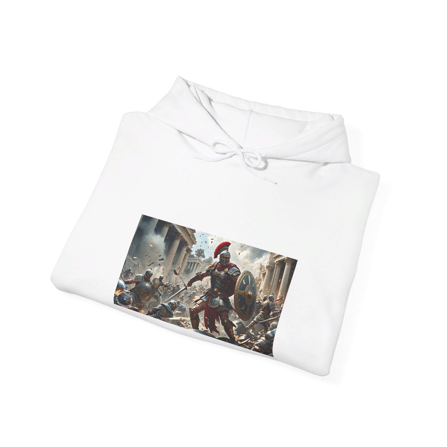 GREEK WAR SCENE Unisex Heavy Blend™ Hooded Sweatshirt