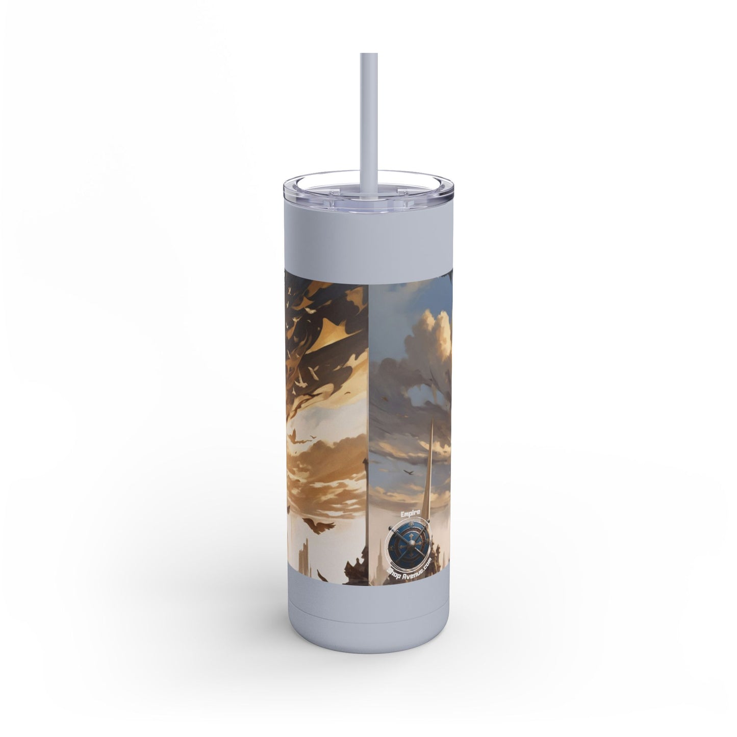 ARMORED WOMAN FIGHTER Maars Maker Skinny Matte Tumbler, 20oz