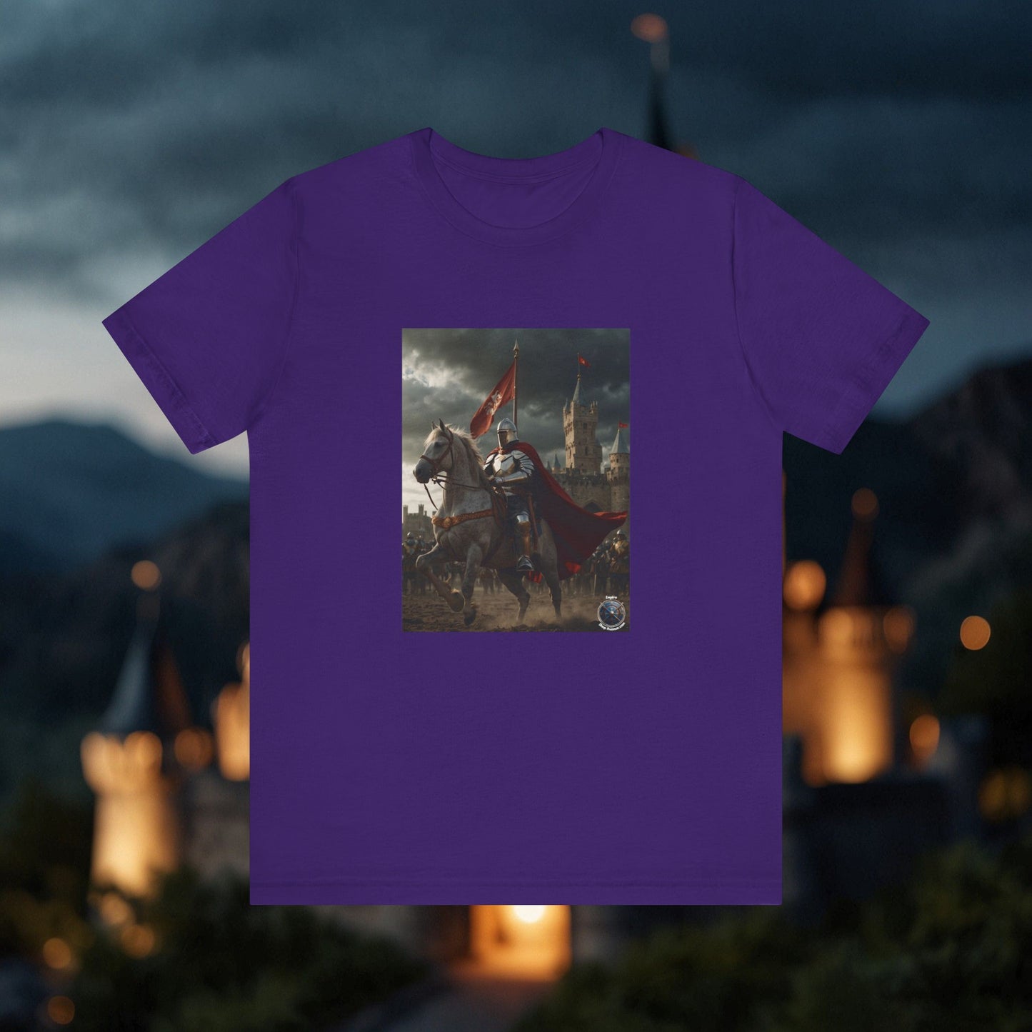 KNIGHT AND CASTLE Unisex Jersey Short Sleeve Tee