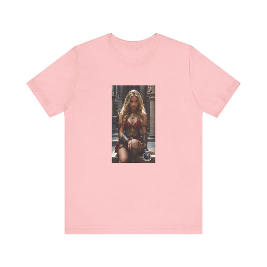 AMAZON GODDESS RED Unisex Jersey Short Sleeve Tee