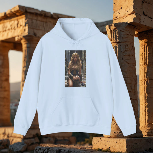 AMAZON GODDESS BLUE Unisex Heavy Blend™ Hooded Sweatshirt