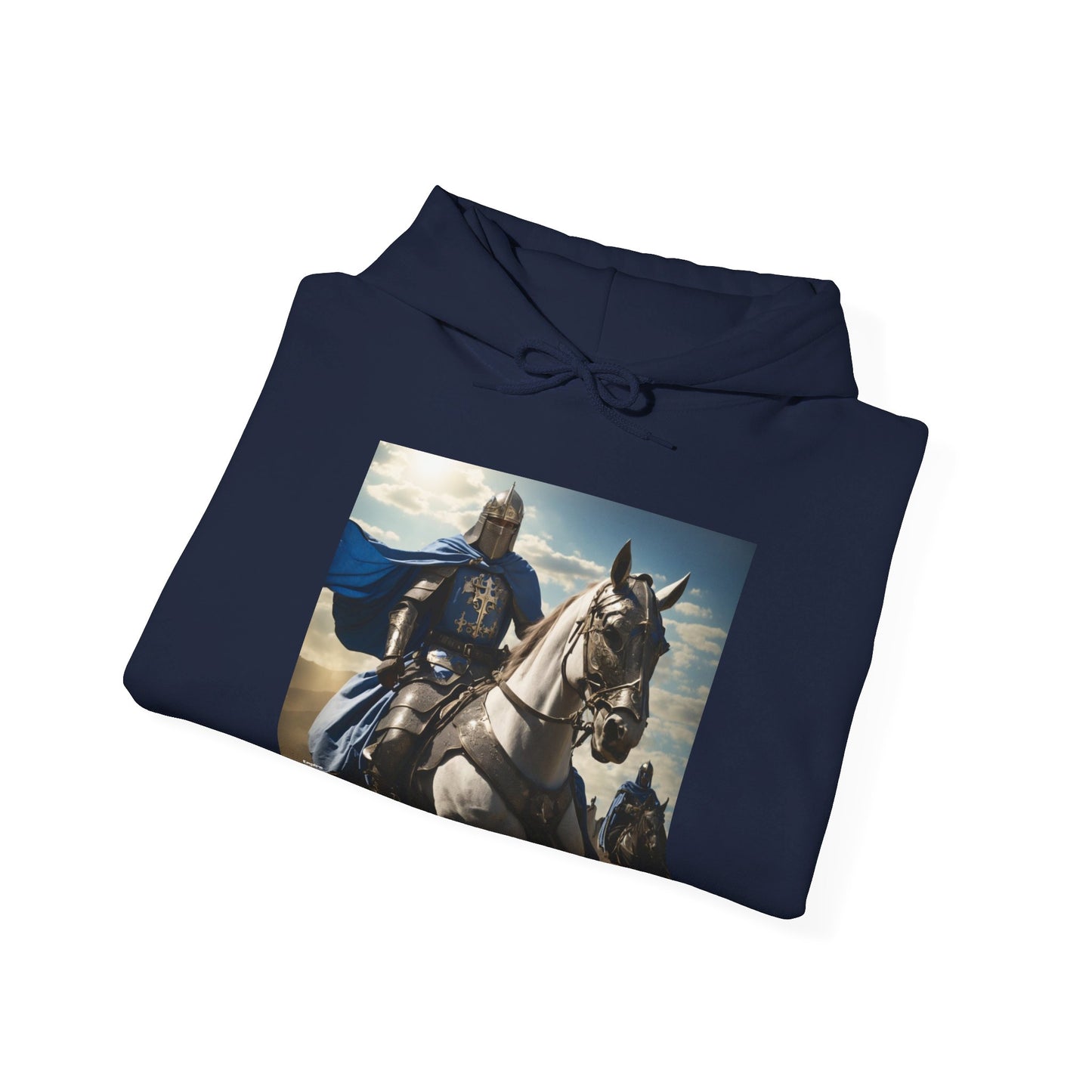 MOUNTED BLUE KNIGHT Unisex Heavy Blend™ Hooded Sweatshirt