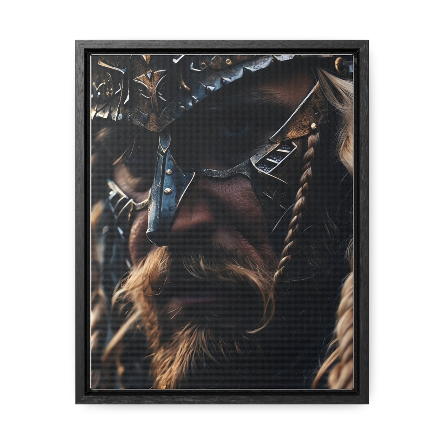 VIKING CLOSEUP Gallery Canvas Wraps, Vertical Frame