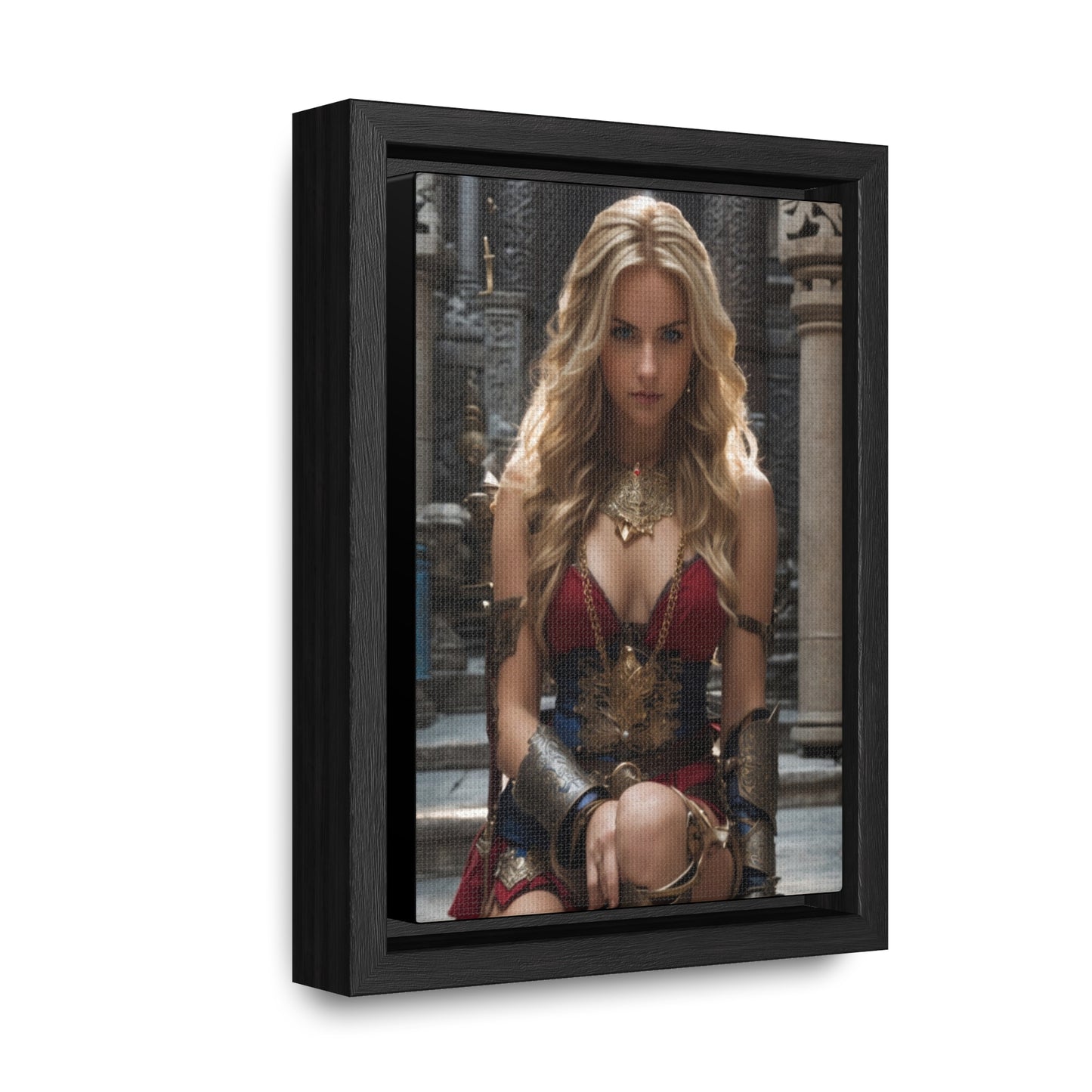 AMAZON GODDESS RED Gallery Canvas Wraps, Vertical Frame