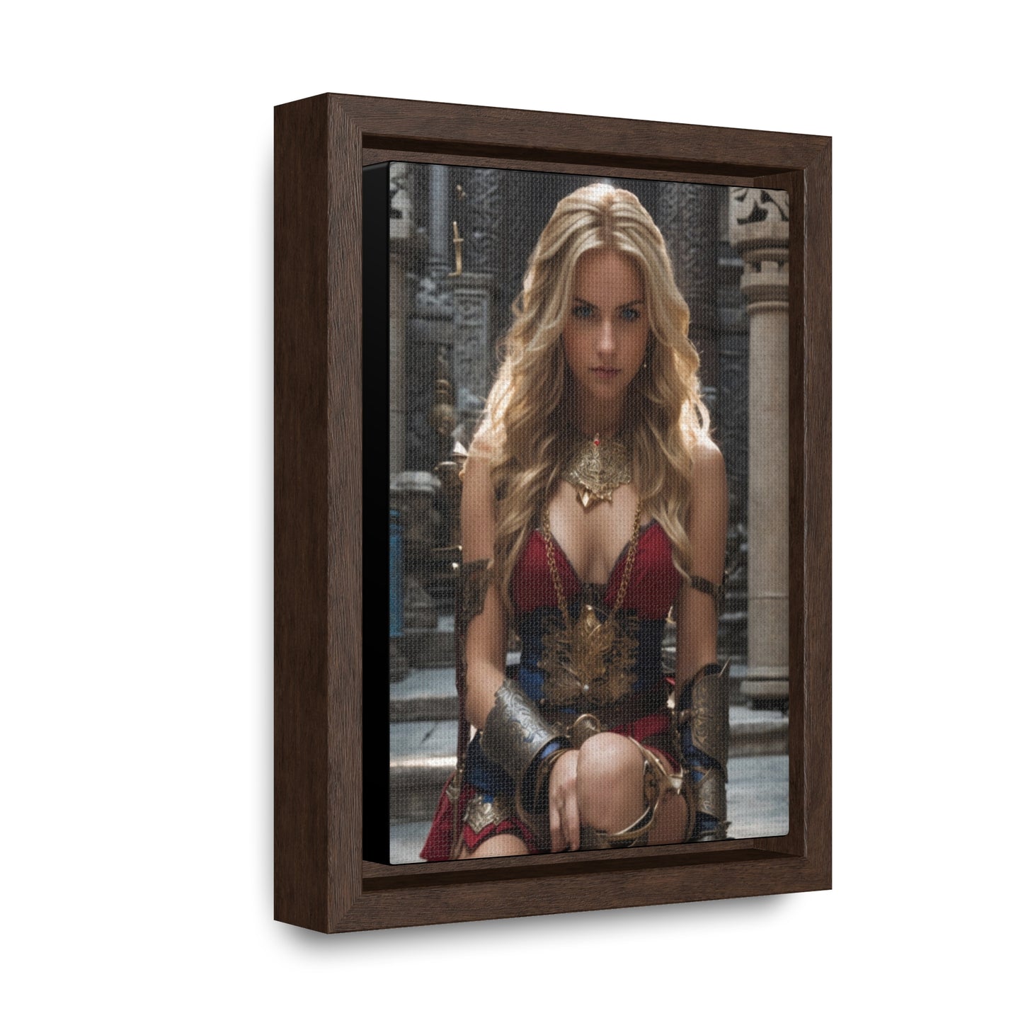 AMAZON GODDESS RED Gallery Canvas Wraps, Vertical Frame