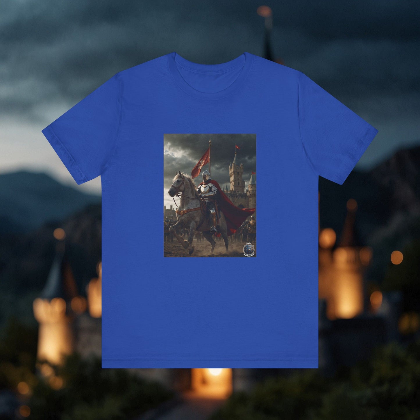 KNIGHT AND CASTLE Unisex Jersey Short Sleeve Tee