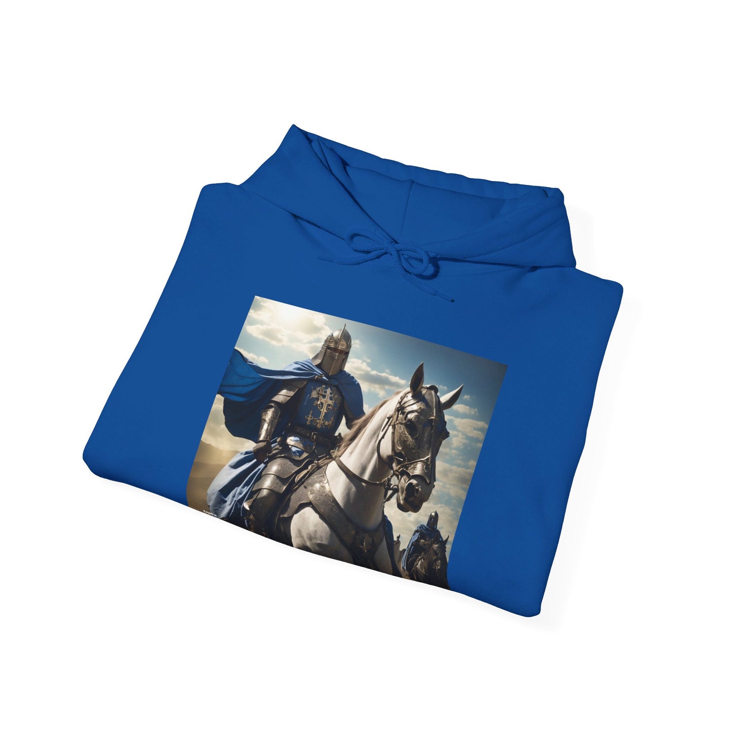 MOUNTED BLUE KNIGHT Unisex Heavy Blend™ Hooded Sweatshirt